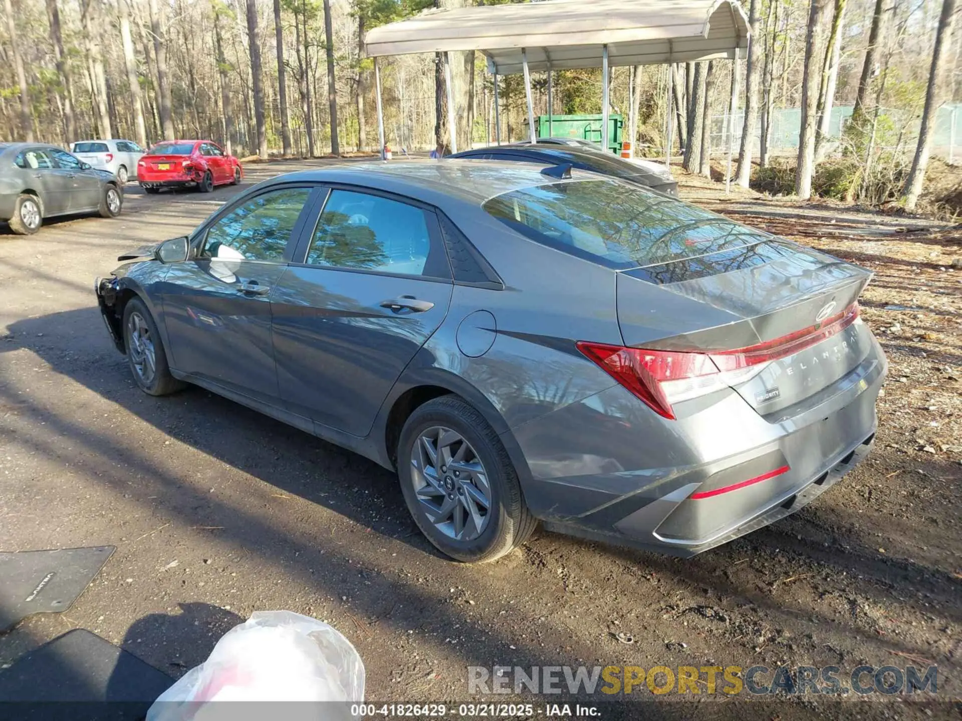 3 Photograph of a damaged car KMHLM4DGXRU832768 HYUNDAI ELANTRA 2024