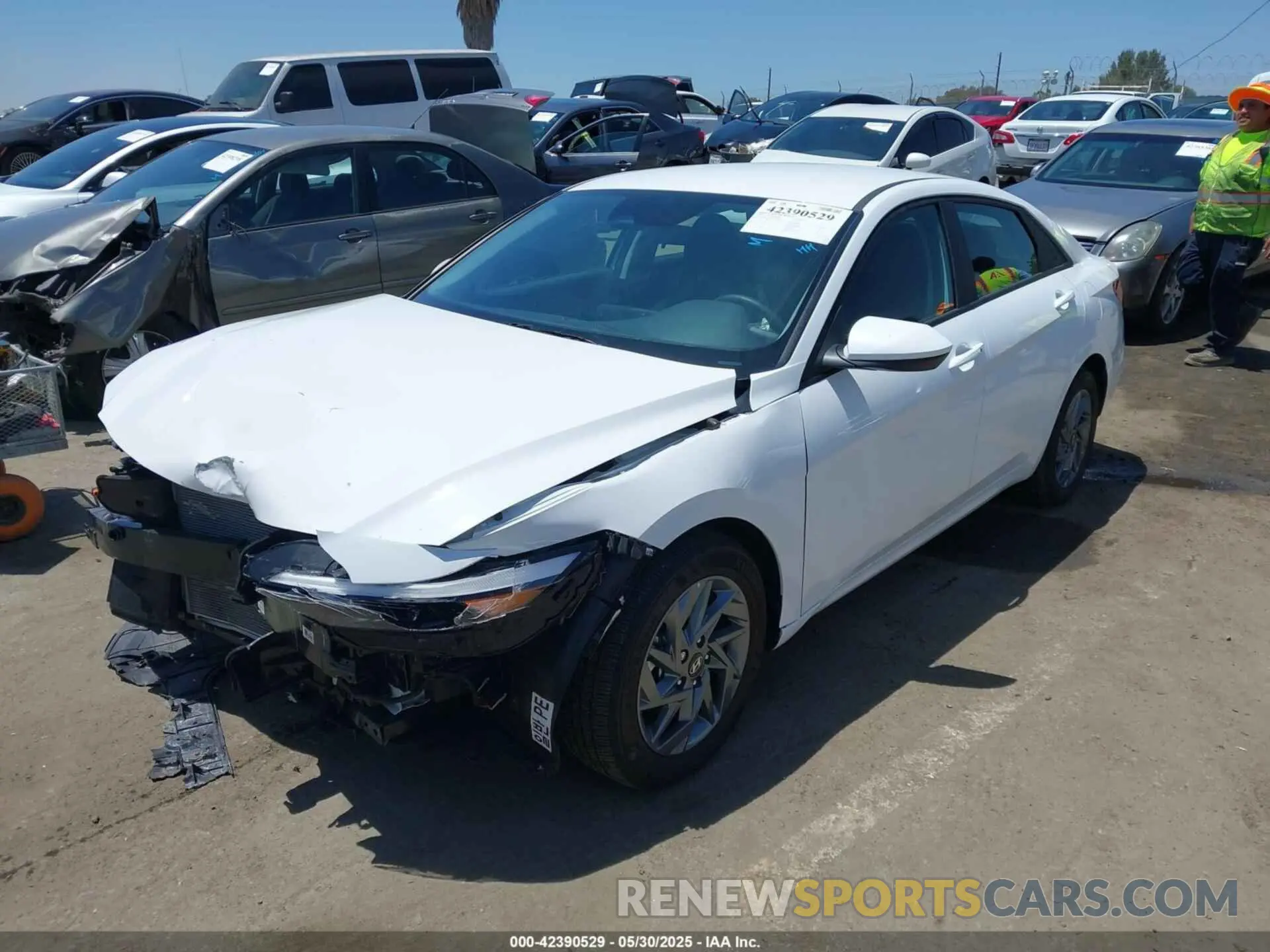 2 Photograph of a damaged car KMHLM4DGXRU840627 HYUNDAI ELANTRA 2024