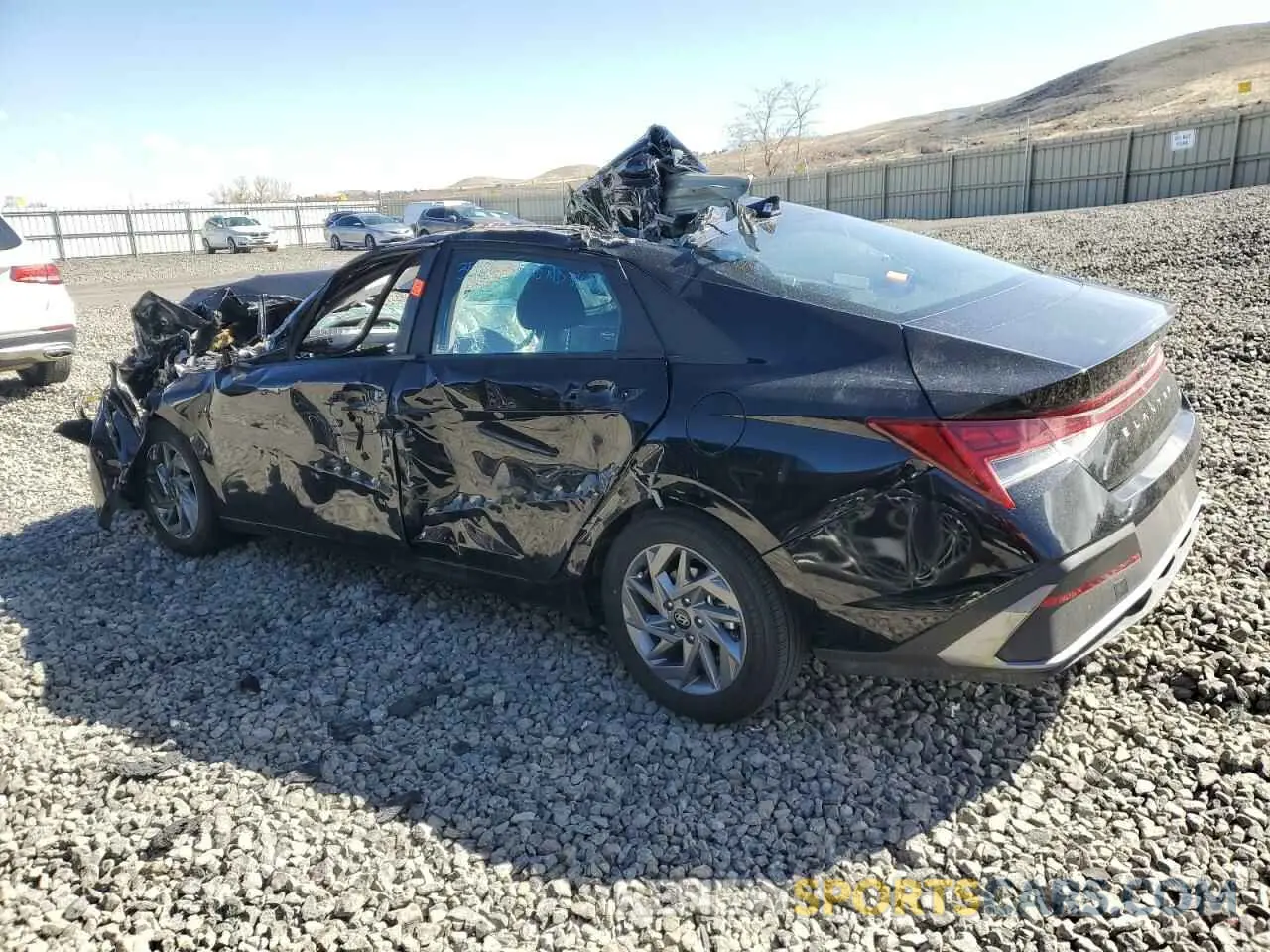 2 Photograph of a damaged car KMHLM4DJ0RU116098 HYUNDAI ELANTRA 2024