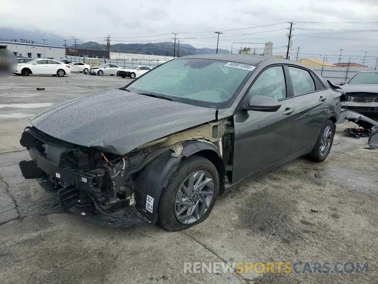 1 Photograph of a damaged car KMHLM4DJ1RU119737 HYUNDAI ELANTRA 2024