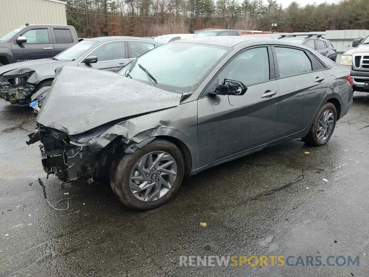 1 Photograph of a damaged car KMHLM4DJ2RU094041 HYUNDAI ELANTRA 2024