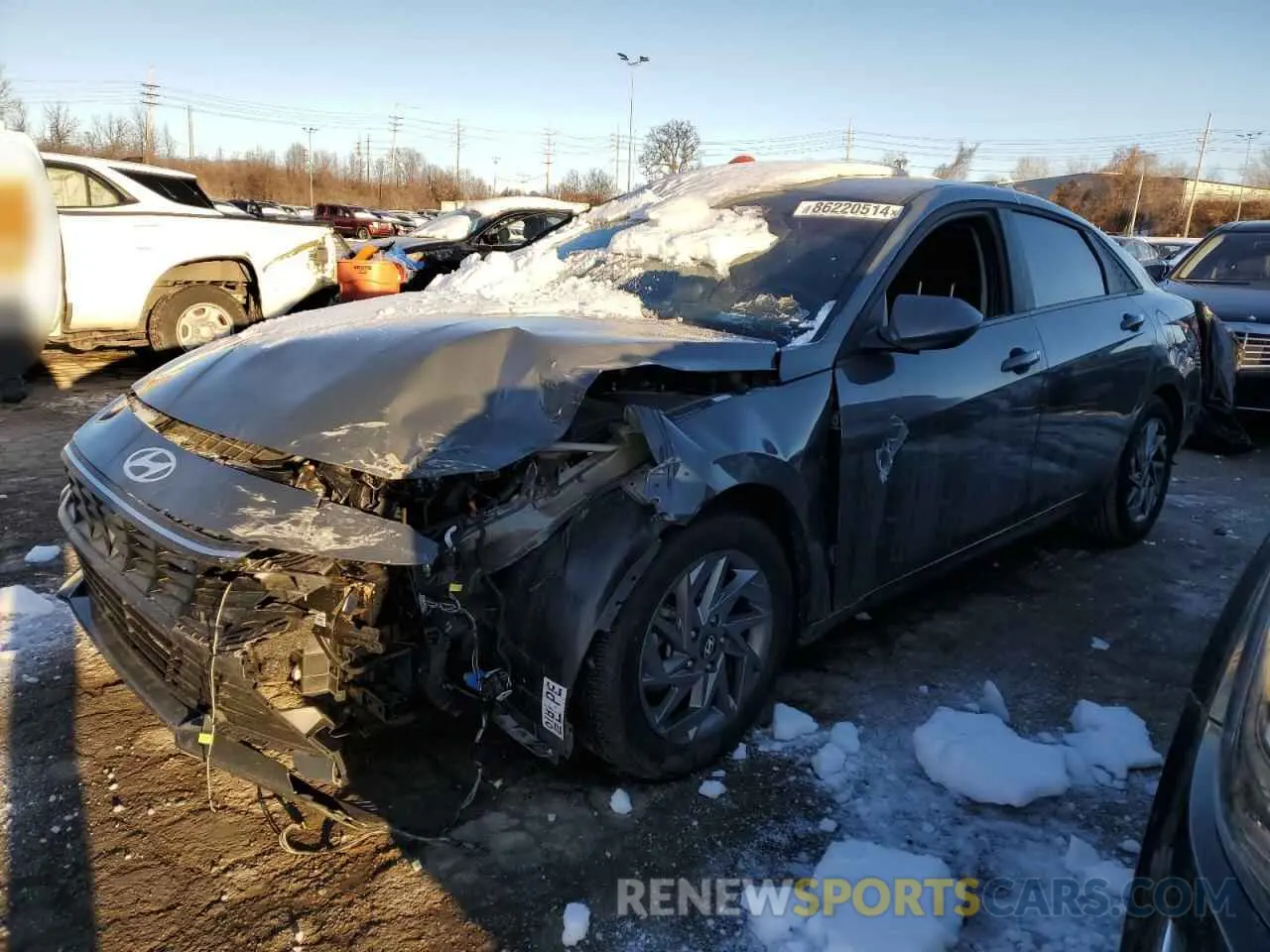 1 Photograph of a damaged car KMHLM4DJ2RU110030 HYUNDAI ELANTRA 2024