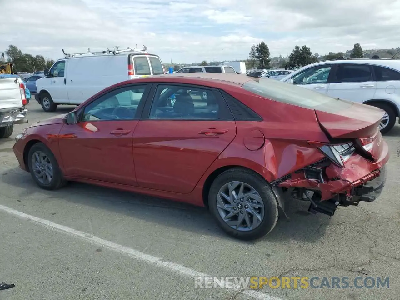 2 Photograph of a damaged car KMHLM4DJ3RU097059 HYUNDAI ELANTRA 2024