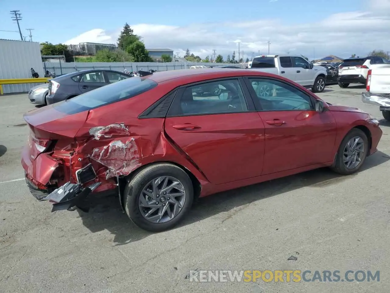 3 Photograph of a damaged car KMHLM4DJ3RU097059 HYUNDAI ELANTRA 2024