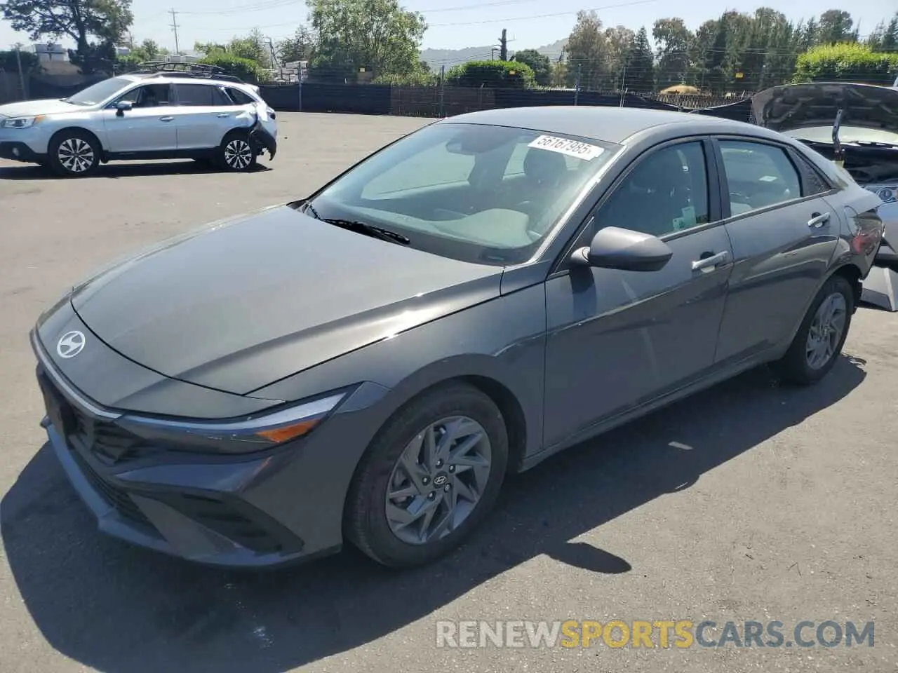 1 Photograph of a damaged car KMHLM4DJ3RU104785 HYUNDAI ELANTRA 2024