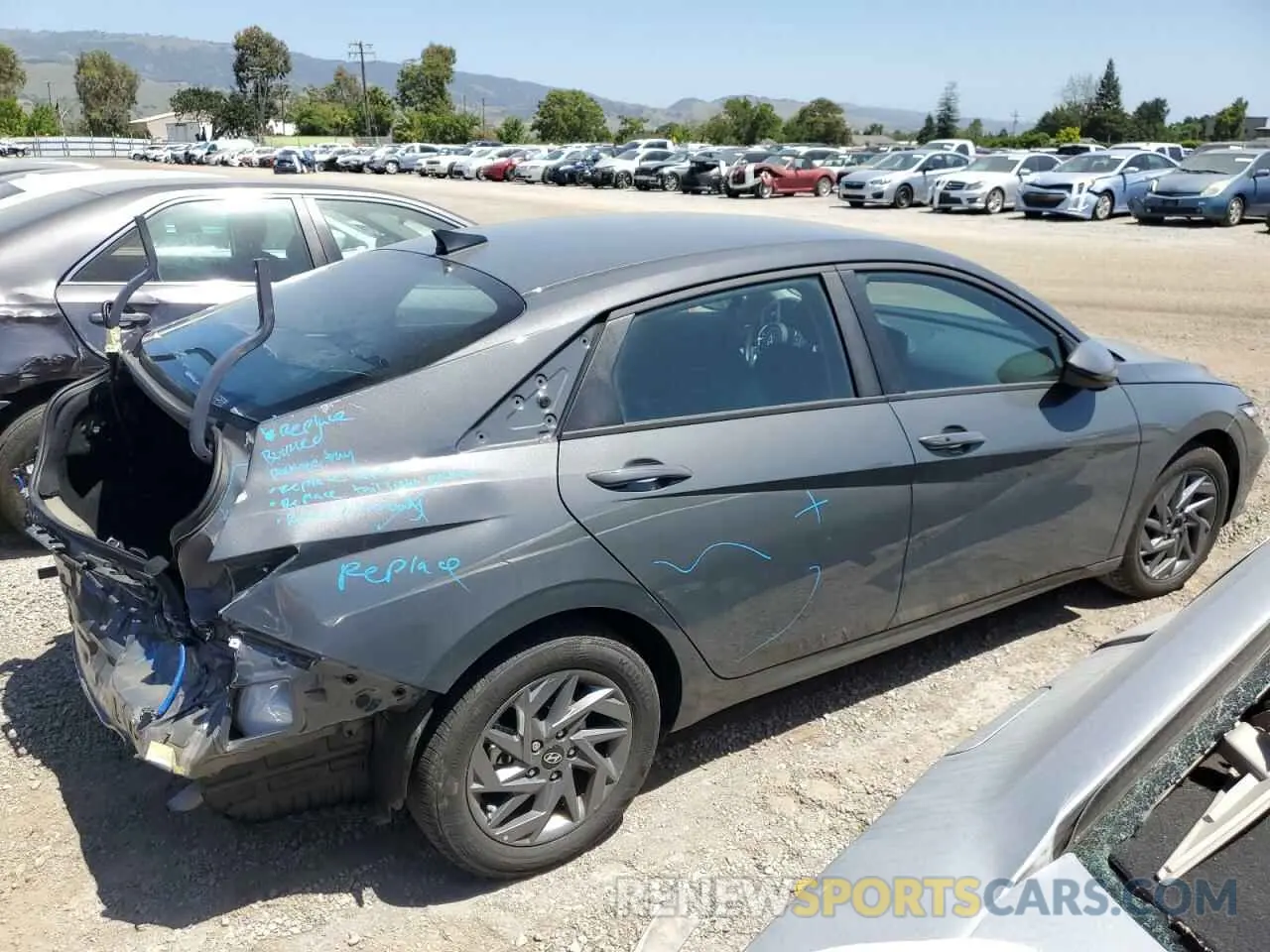 3 Photograph of a damaged car KMHLM4DJ3RU104785 HYUNDAI ELANTRA 2024