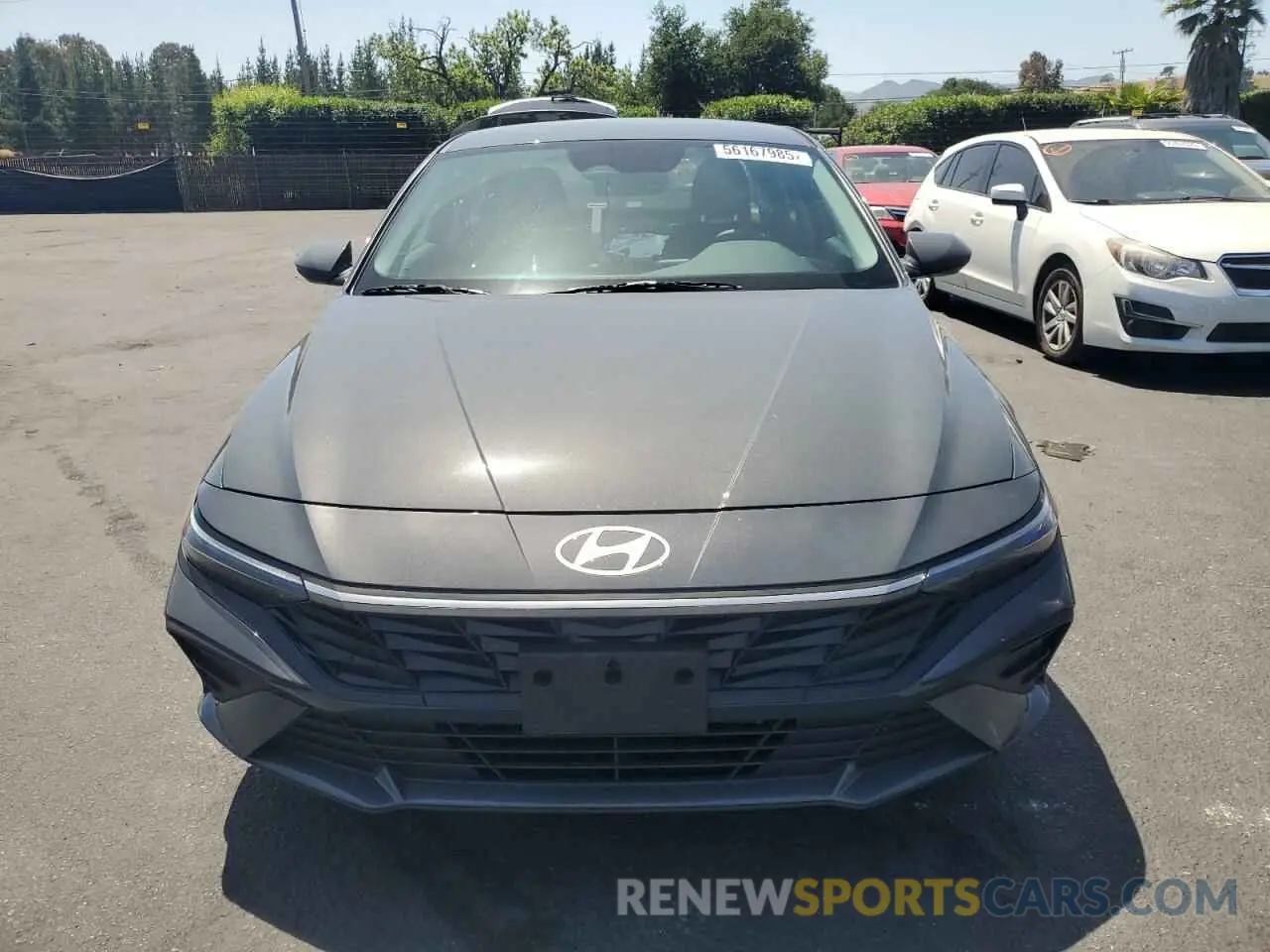 5 Photograph of a damaged car KMHLM4DJ3RU104785 HYUNDAI ELANTRA 2024