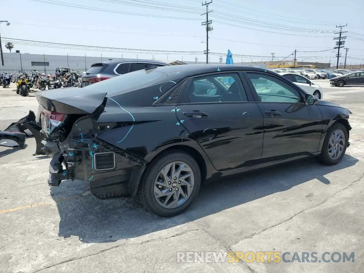 3 Photograph of a damaged car KMHLM4DJ6RU093703 HYUNDAI ELANTRA 2024