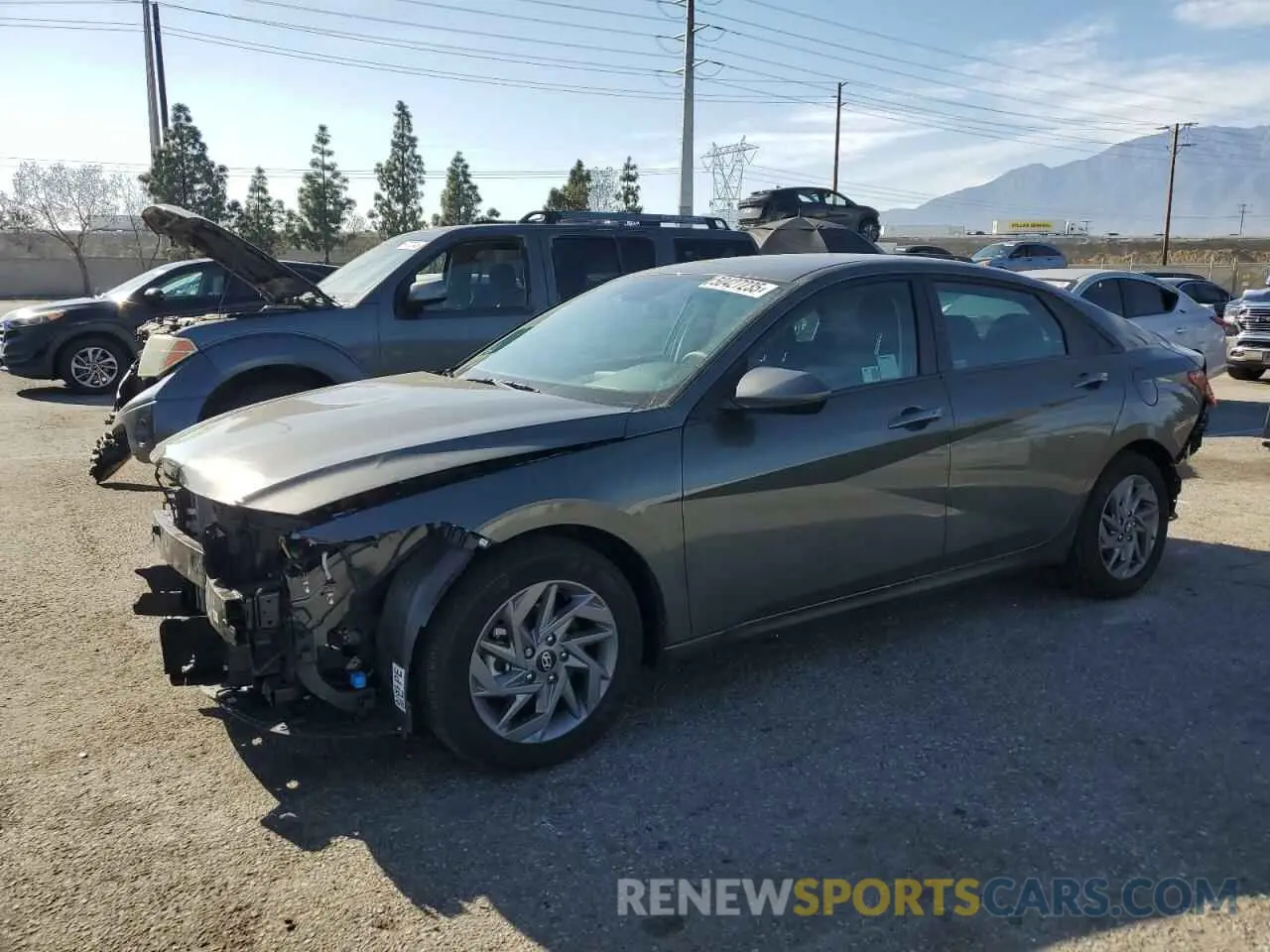 1 Photograph of a damaged car KMHLM4DJ6RU109270 HYUNDAI ELANTRA 2024
