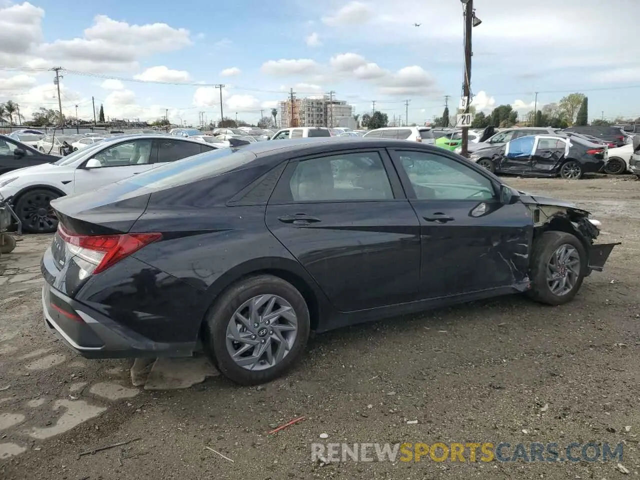3 Photograph of a damaged car KMHLM4DJ7RU096240 HYUNDAI ELANTRA 2024