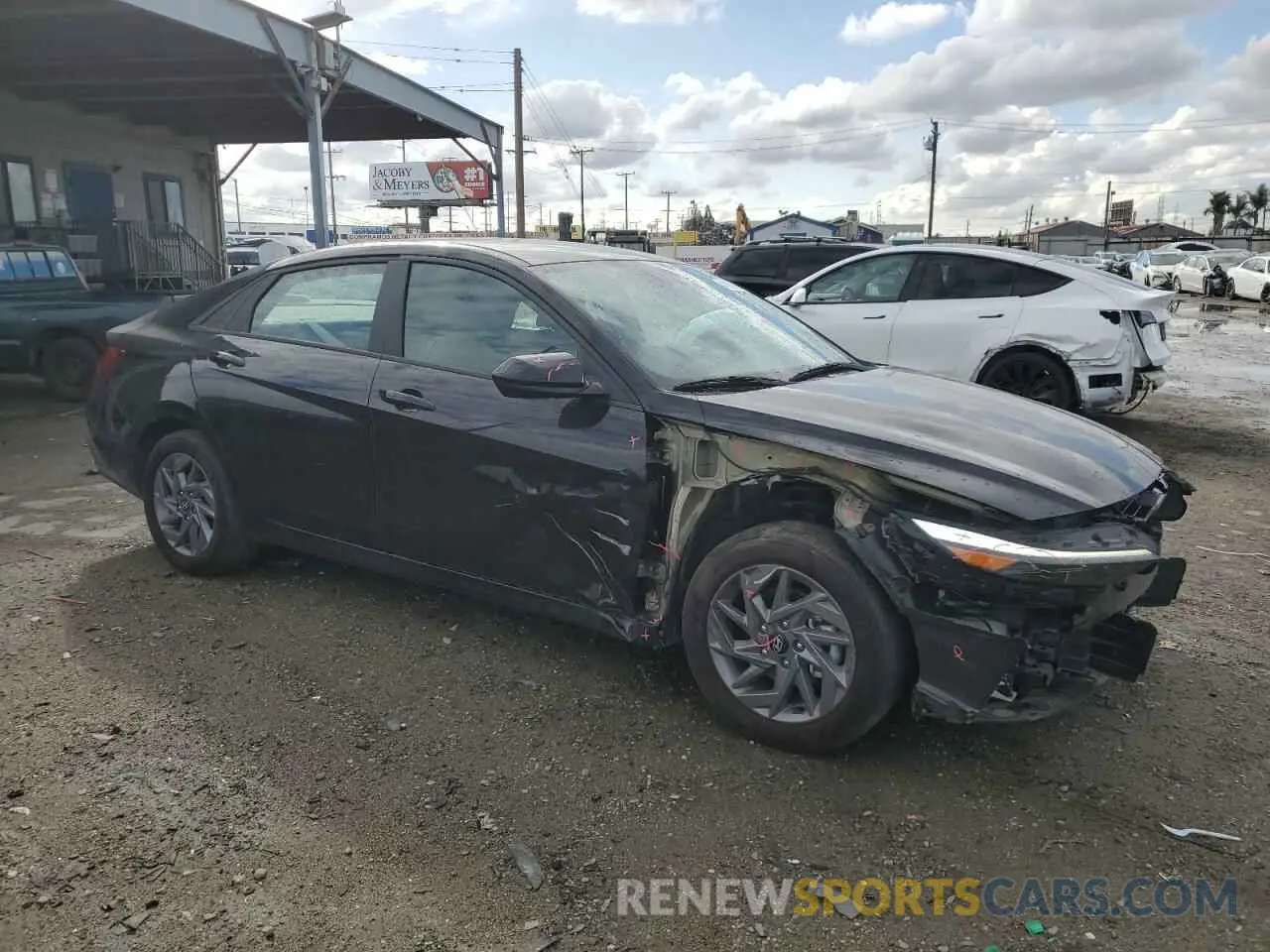 4 Photograph of a damaged car KMHLM4DJ7RU096240 HYUNDAI ELANTRA 2024