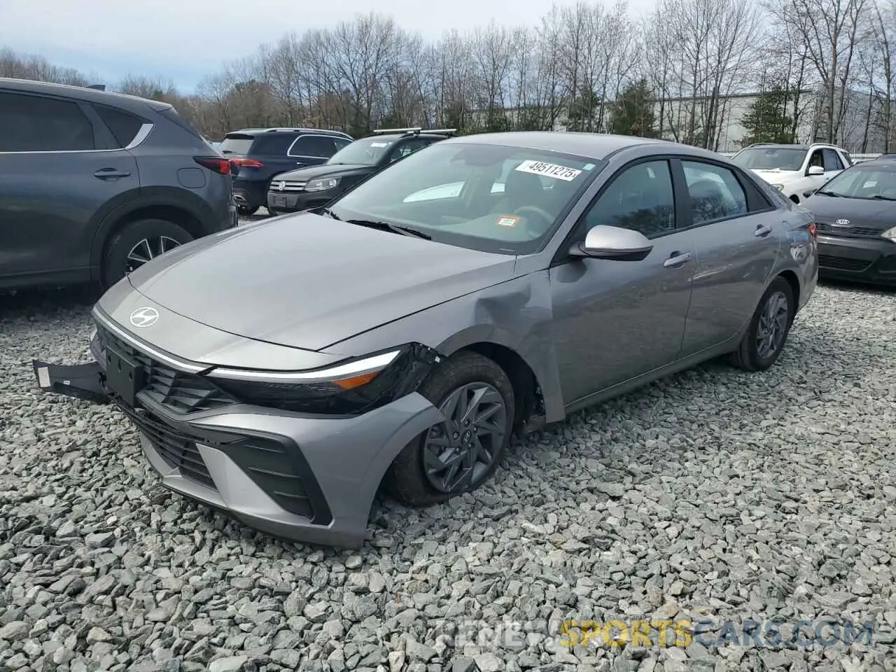 1 Photograph of a damaged car KMHLM4DJ7RU113134 HYUNDAI ELANTRA 2024