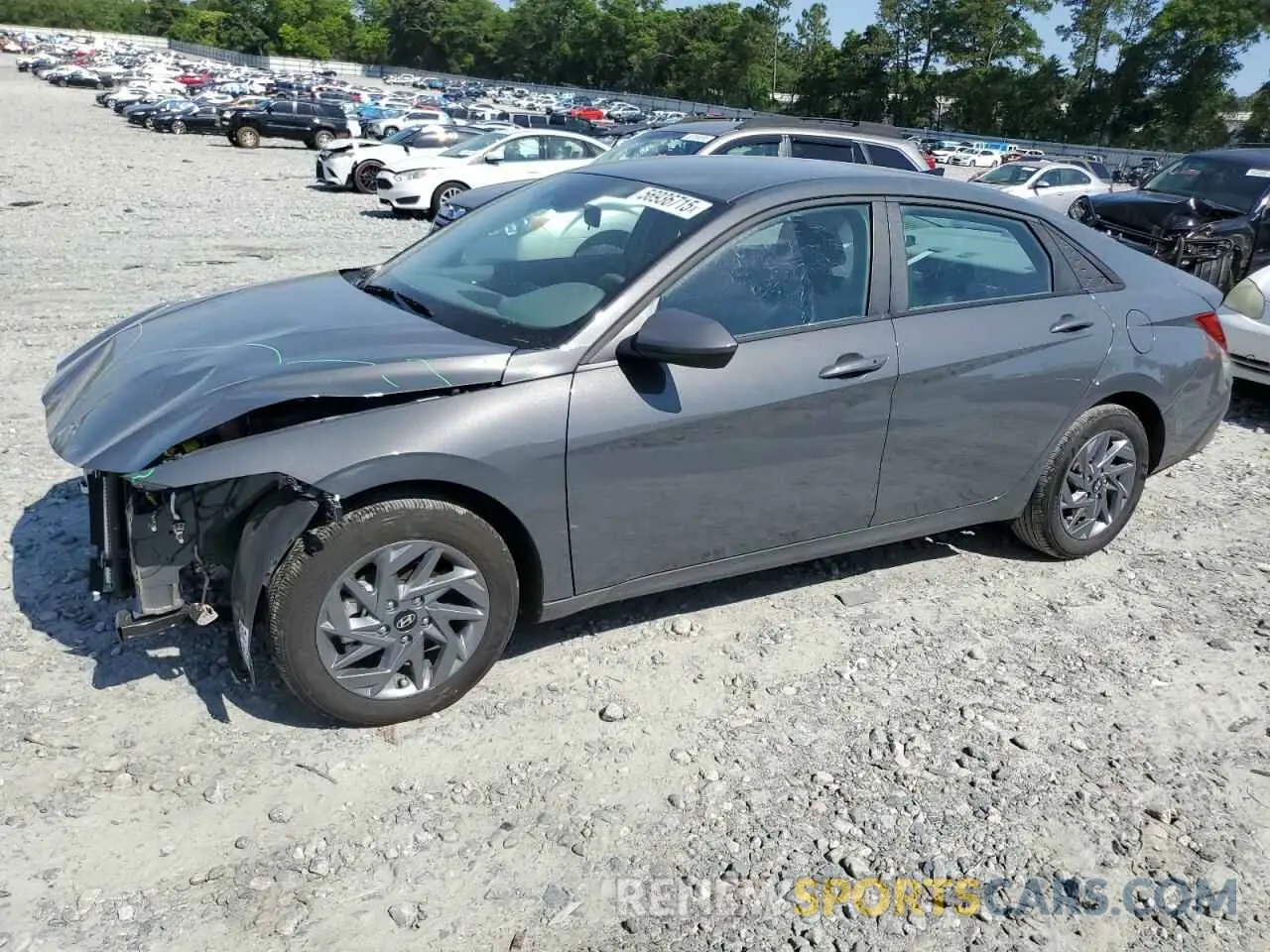 1 Photograph of a damaged car KMHLM4DJ7RU114560 HYUNDAI ELANTRA 2024