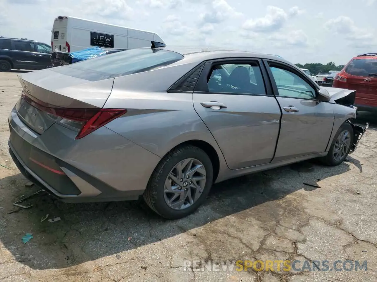 3 Photograph of a damaged car KMHLM4DJ8RU113370 HYUNDAI ELANTRA 2024