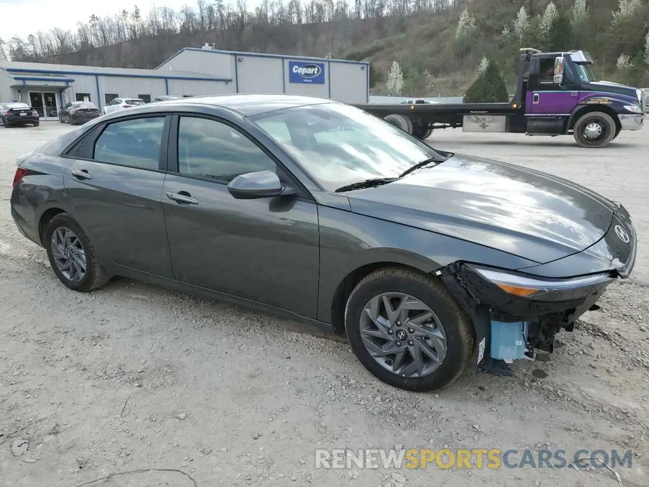 4 Photograph of a damaged car KMHLM4DJ8RU119184 HYUNDAI ELANTRA 2024