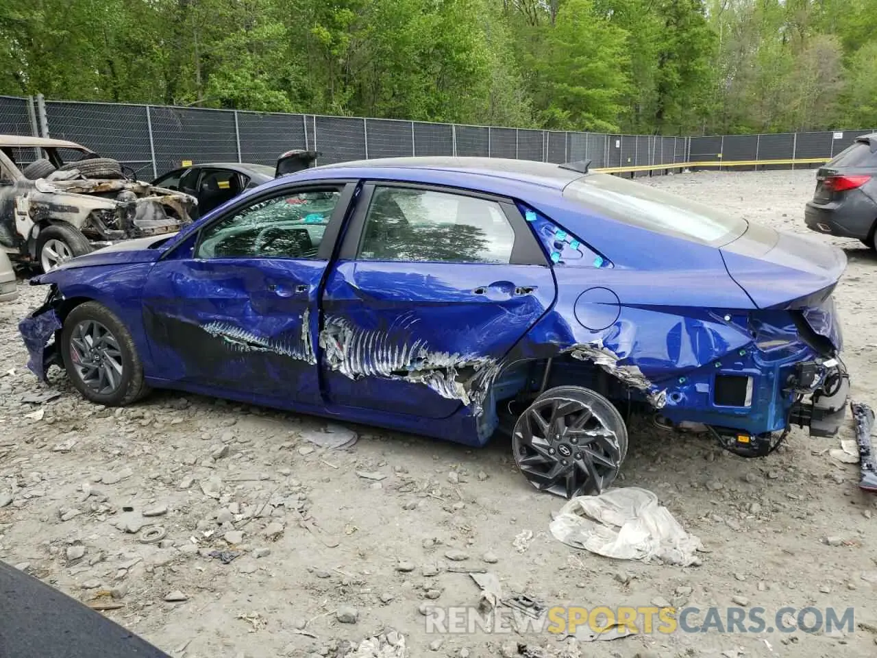 2 Photograph of a damaged car KMHLM4DJ9RU110235 HYUNDAI ELANTRA 2024