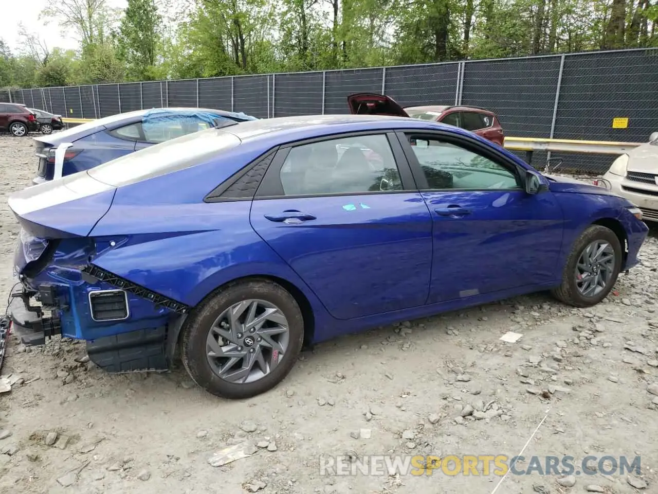 3 Photograph of a damaged car KMHLM4DJ9RU110235 HYUNDAI ELANTRA 2024