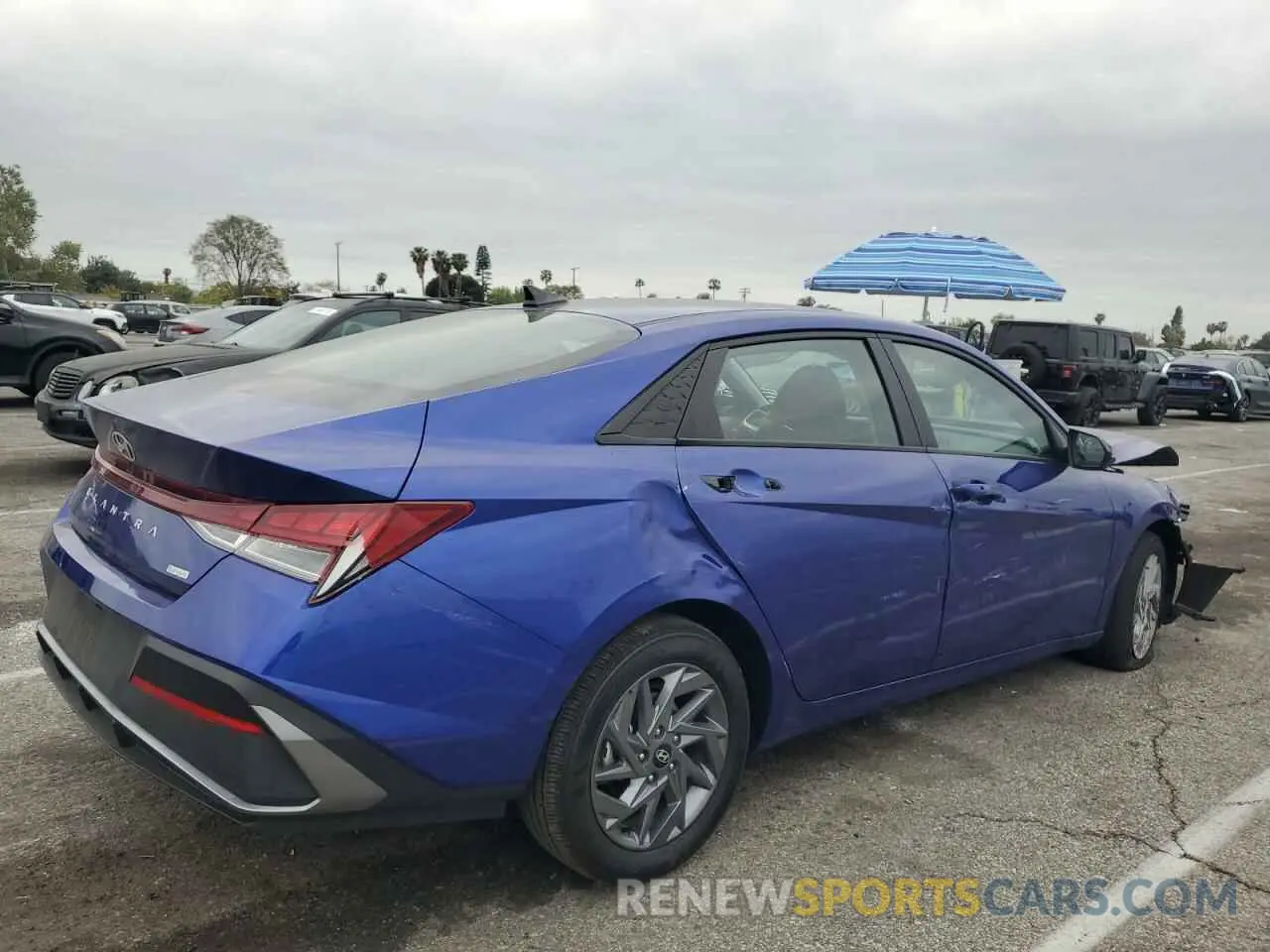 3 Photograph of a damaged car KMHLM4DJXRU103567 HYUNDAI ELANTRA 2024