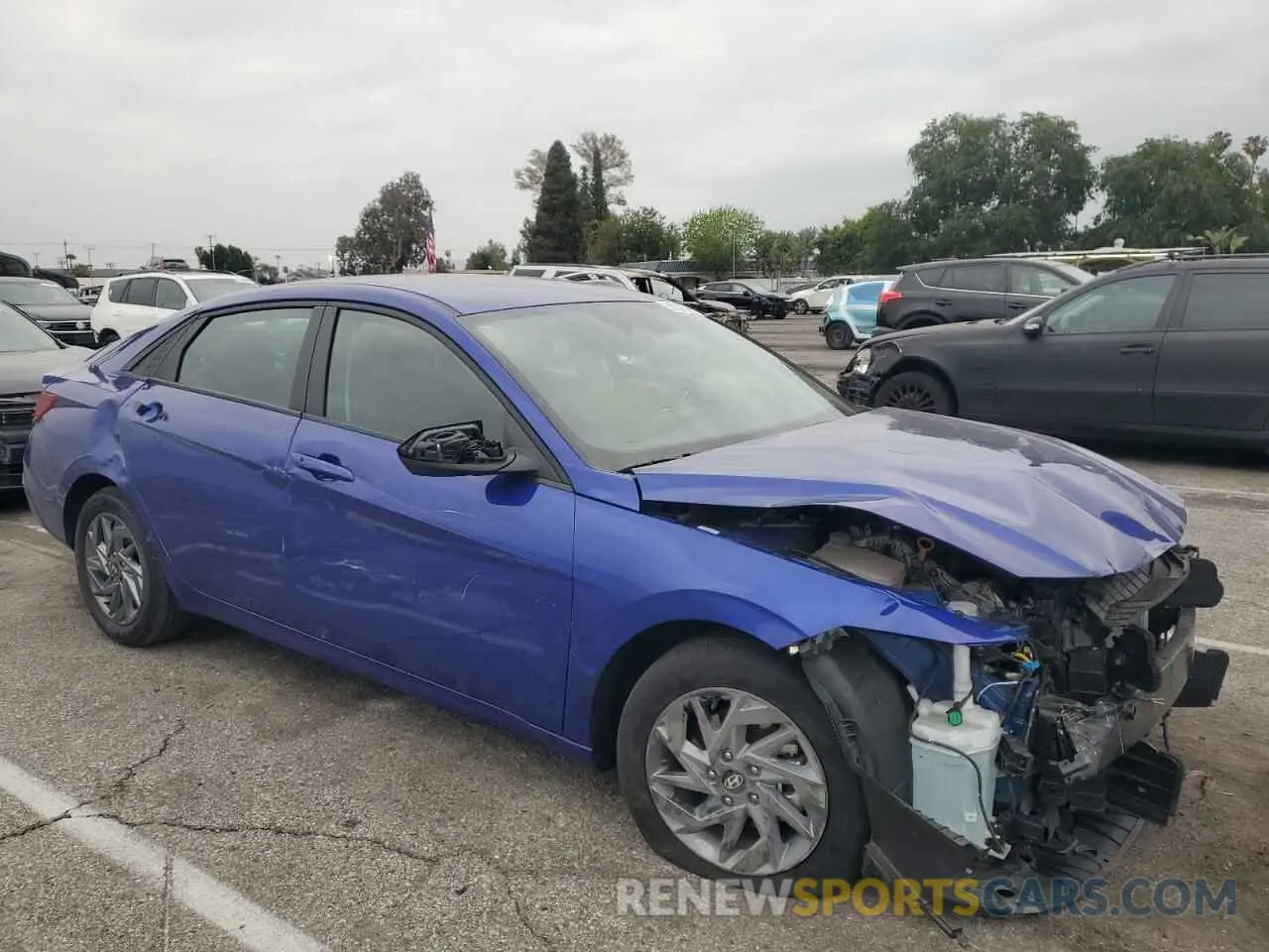 4 Photograph of a damaged car KMHLM4DJXRU103567 HYUNDAI ELANTRA 2024