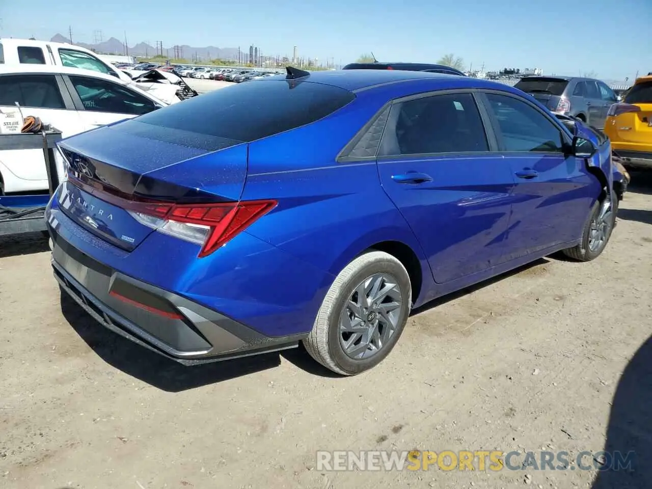 3 Photograph of a damaged car KMHLM4DJXRU103794 HYUNDAI ELANTRA 2024