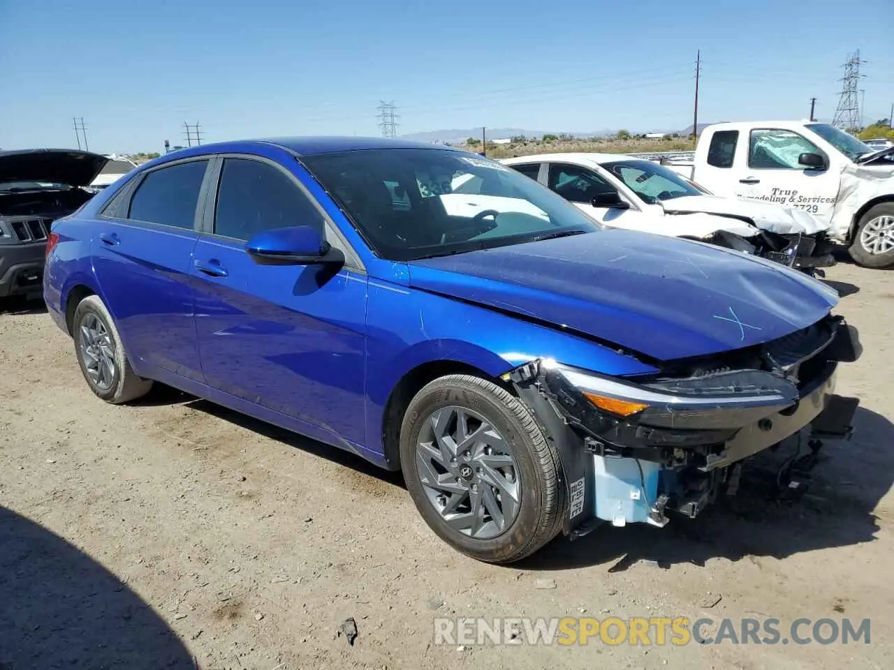 4 Photograph of a damaged car KMHLM4DJXRU103794 HYUNDAI ELANTRA 2024