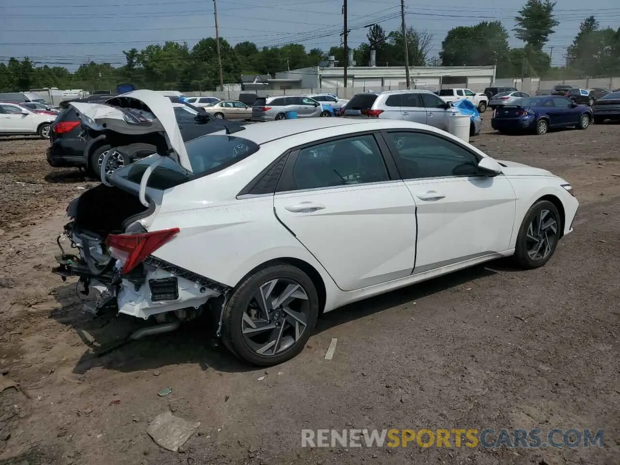 3 Photograph of a damaged car KMHLN4DJ1RU108573 HYUNDAI ELANTRA 2024
