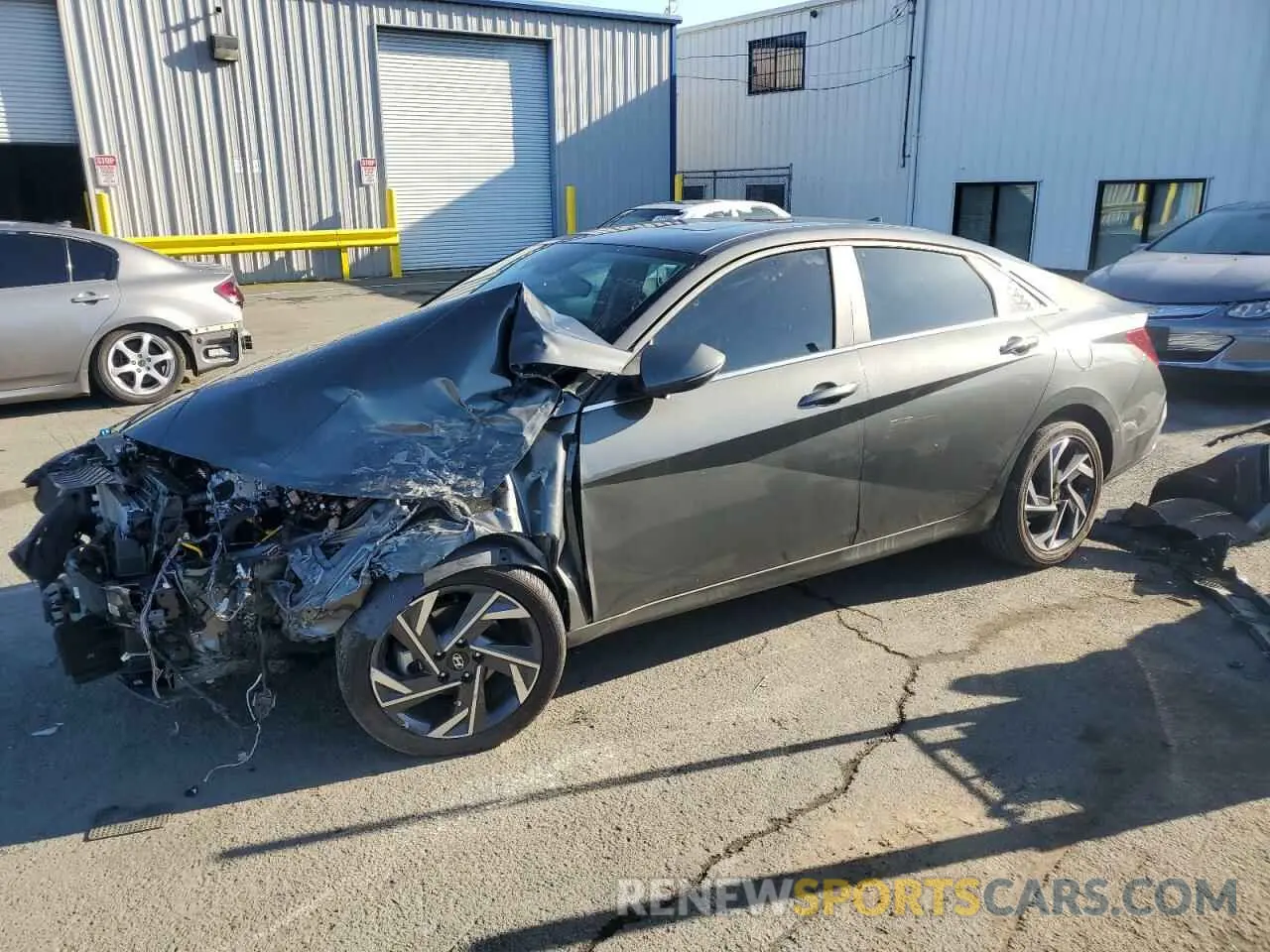 1 Photograph of a damaged car KMHLN4DJ3RU095793 HYUNDAI ELANTRA 2024