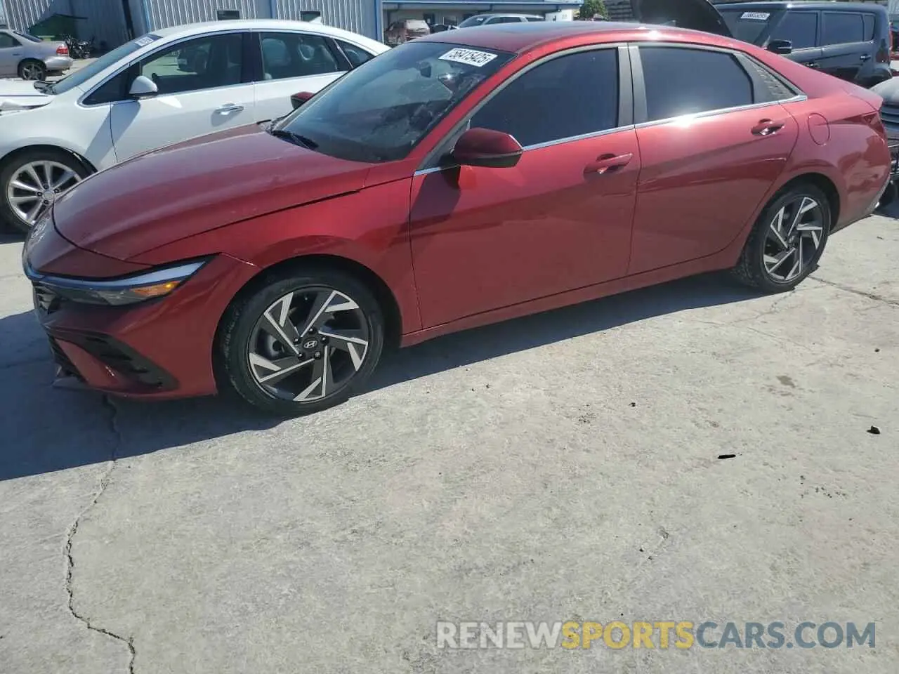 1 Photograph of a damaged car KMHLN4DJ7RU094789 HYUNDAI ELANTRA 2024