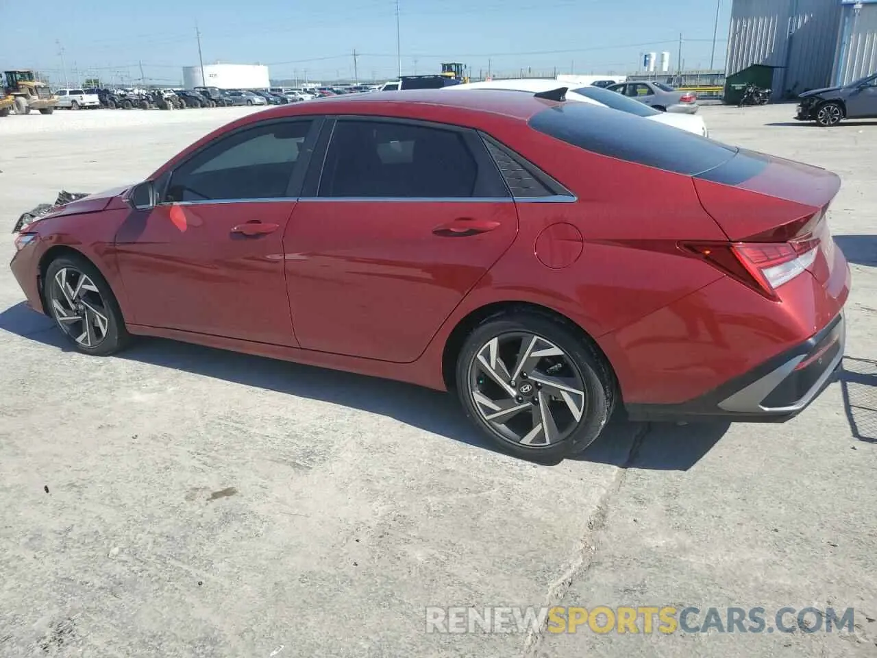 2 Photograph of a damaged car KMHLN4DJ7RU094789 HYUNDAI ELANTRA 2024