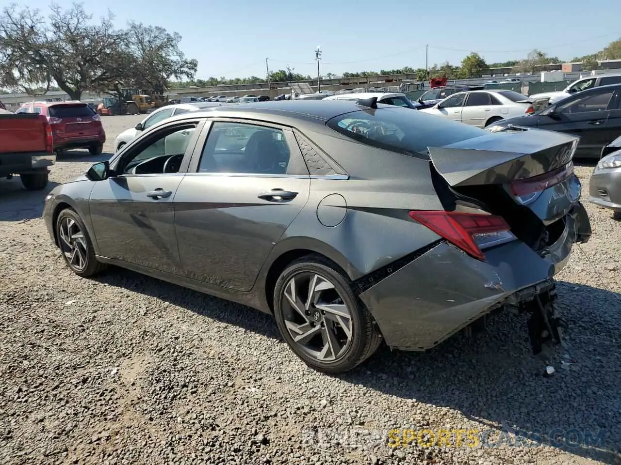 2 Photograph of a damaged car KMHLN4DJ9RU100480 HYUNDAI ELANTRA 2024