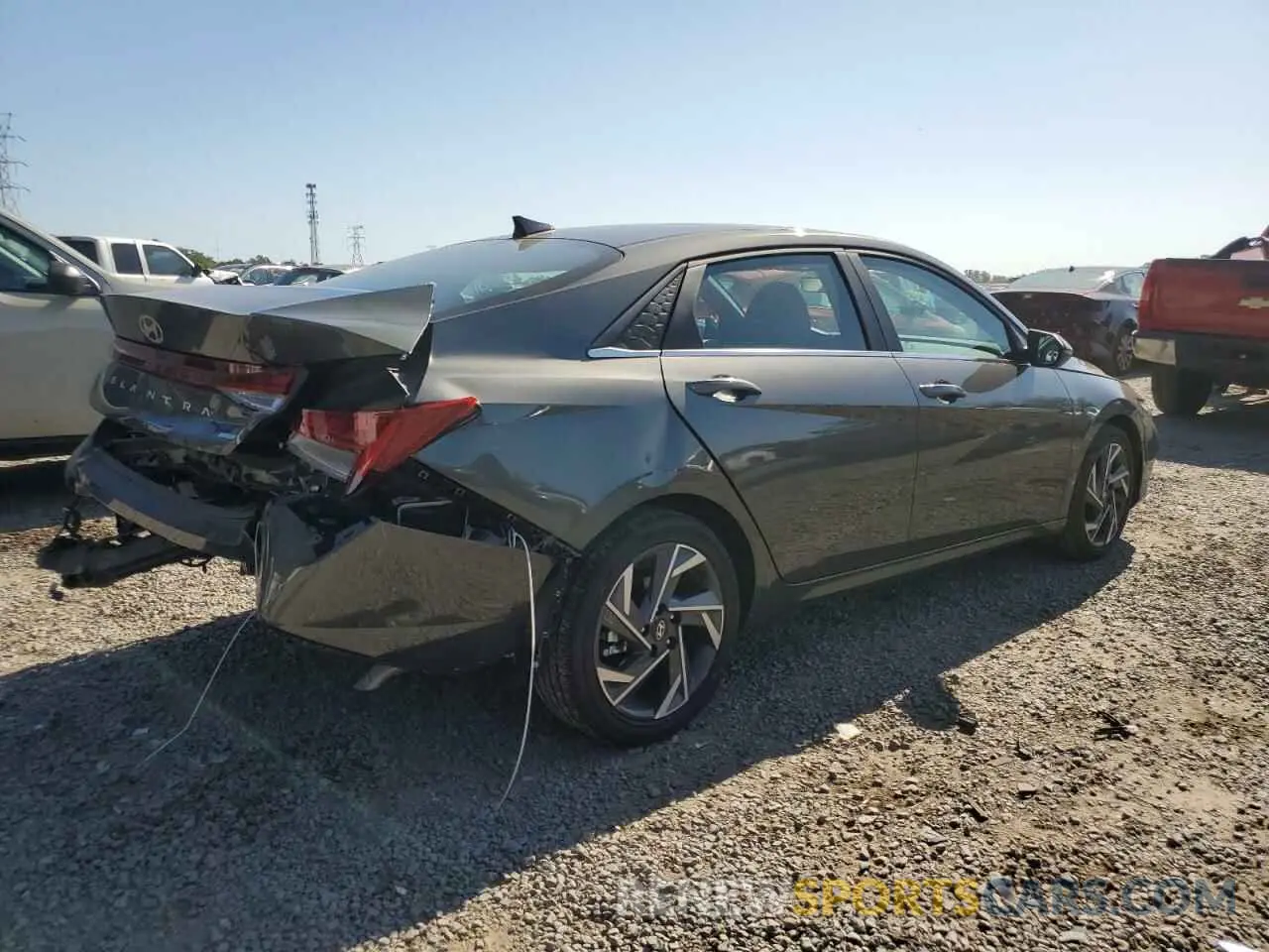 3 Photograph of a damaged car KMHLN4DJ9RU100480 HYUNDAI ELANTRA 2024