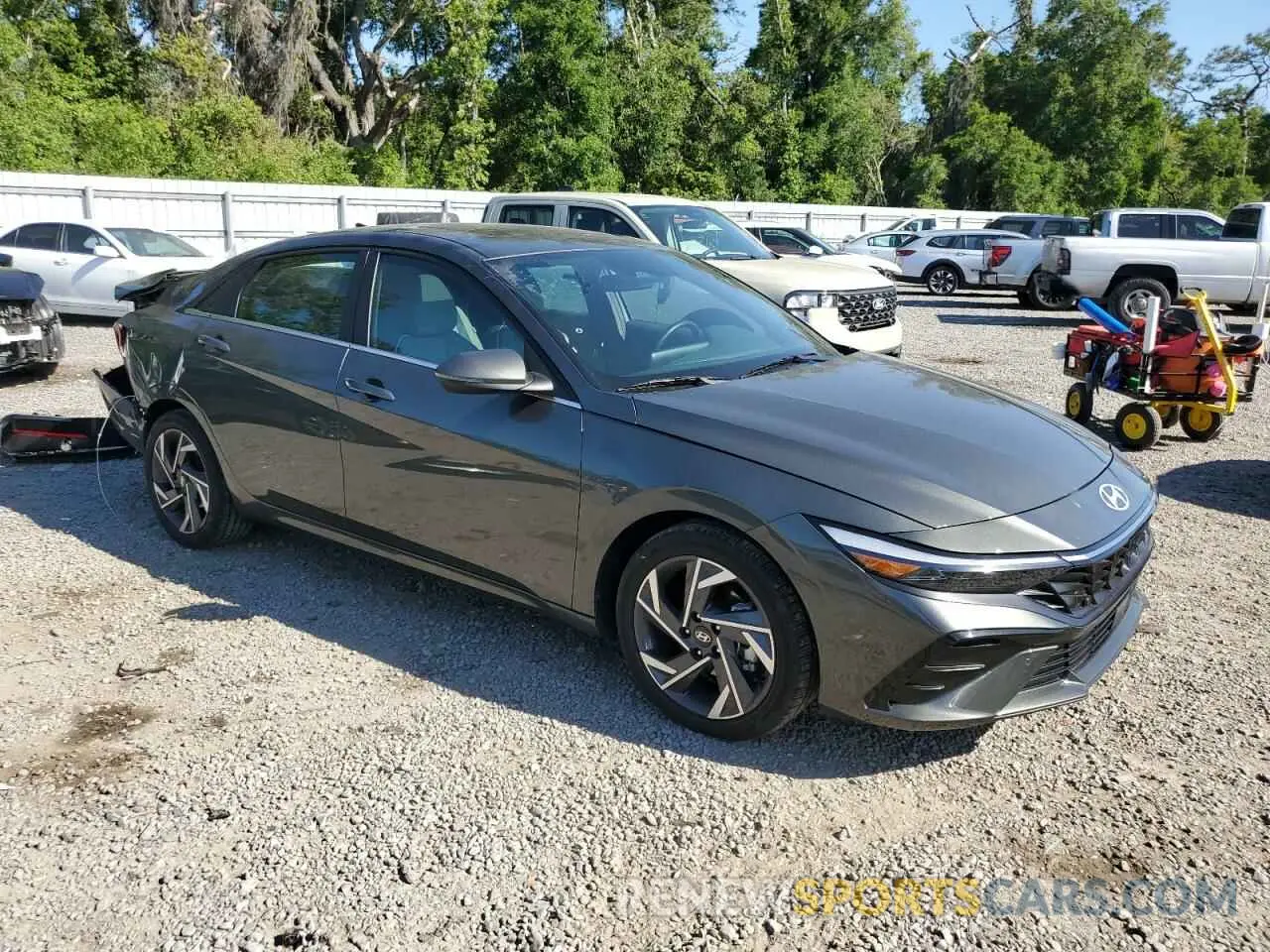 4 Photograph of a damaged car KMHLN4DJ9RU100480 HYUNDAI ELANTRA 2024