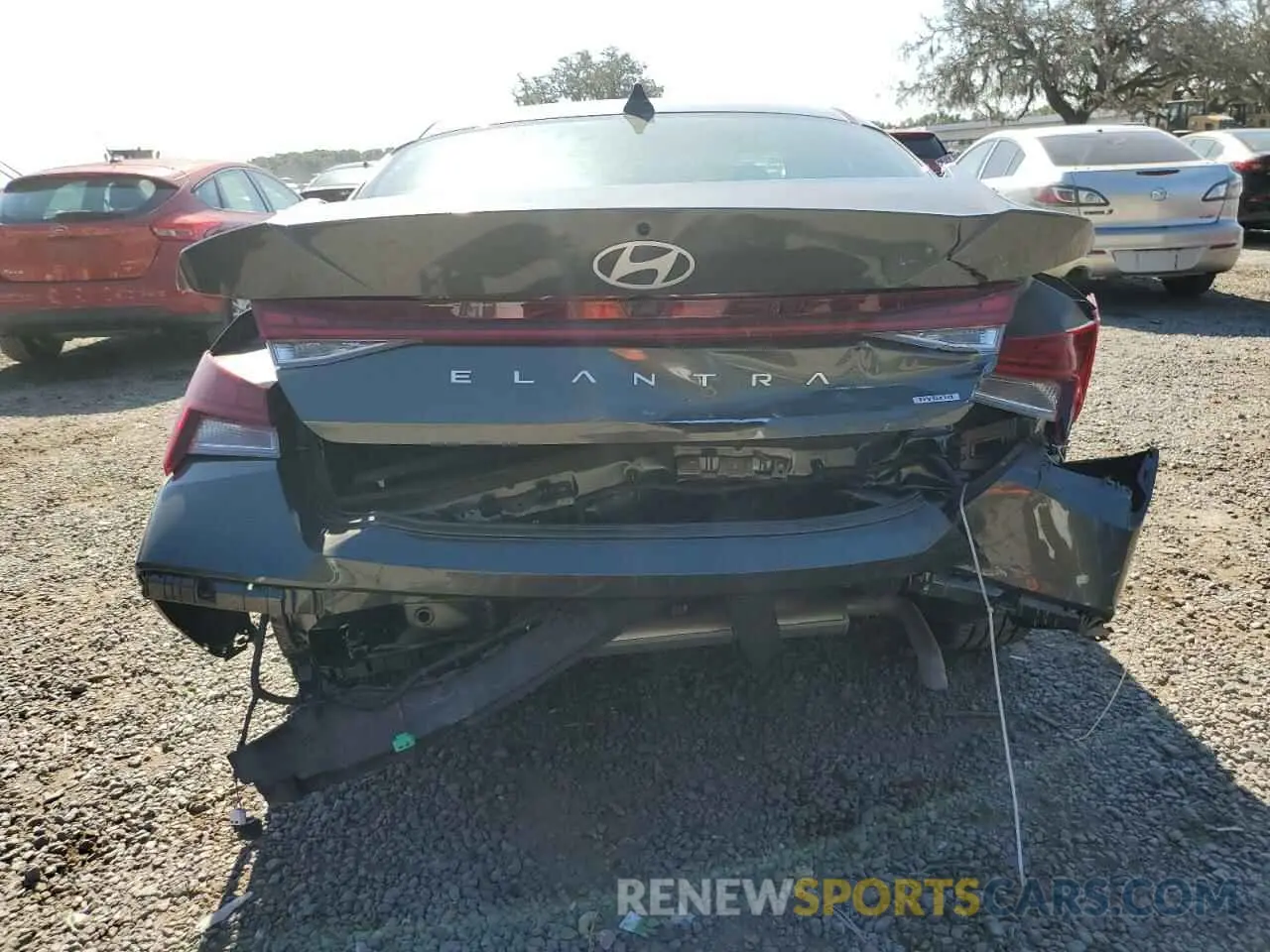 6 Photograph of a damaged car KMHLN4DJ9RU100480 HYUNDAI ELANTRA 2024