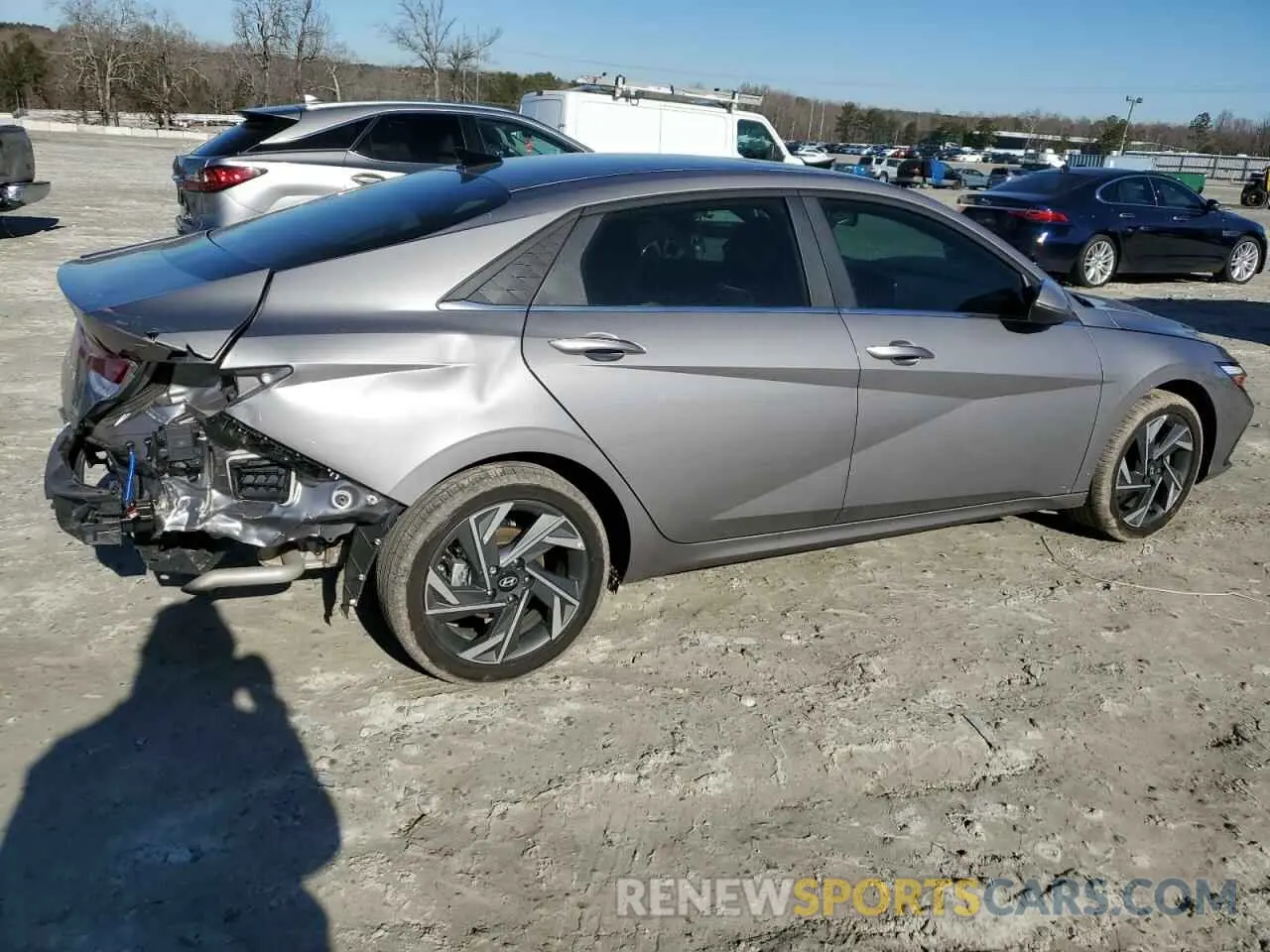 3 Photograph of a damaged car KMHLN4DJ9RU102553 HYUNDAI ELANTRA 2024