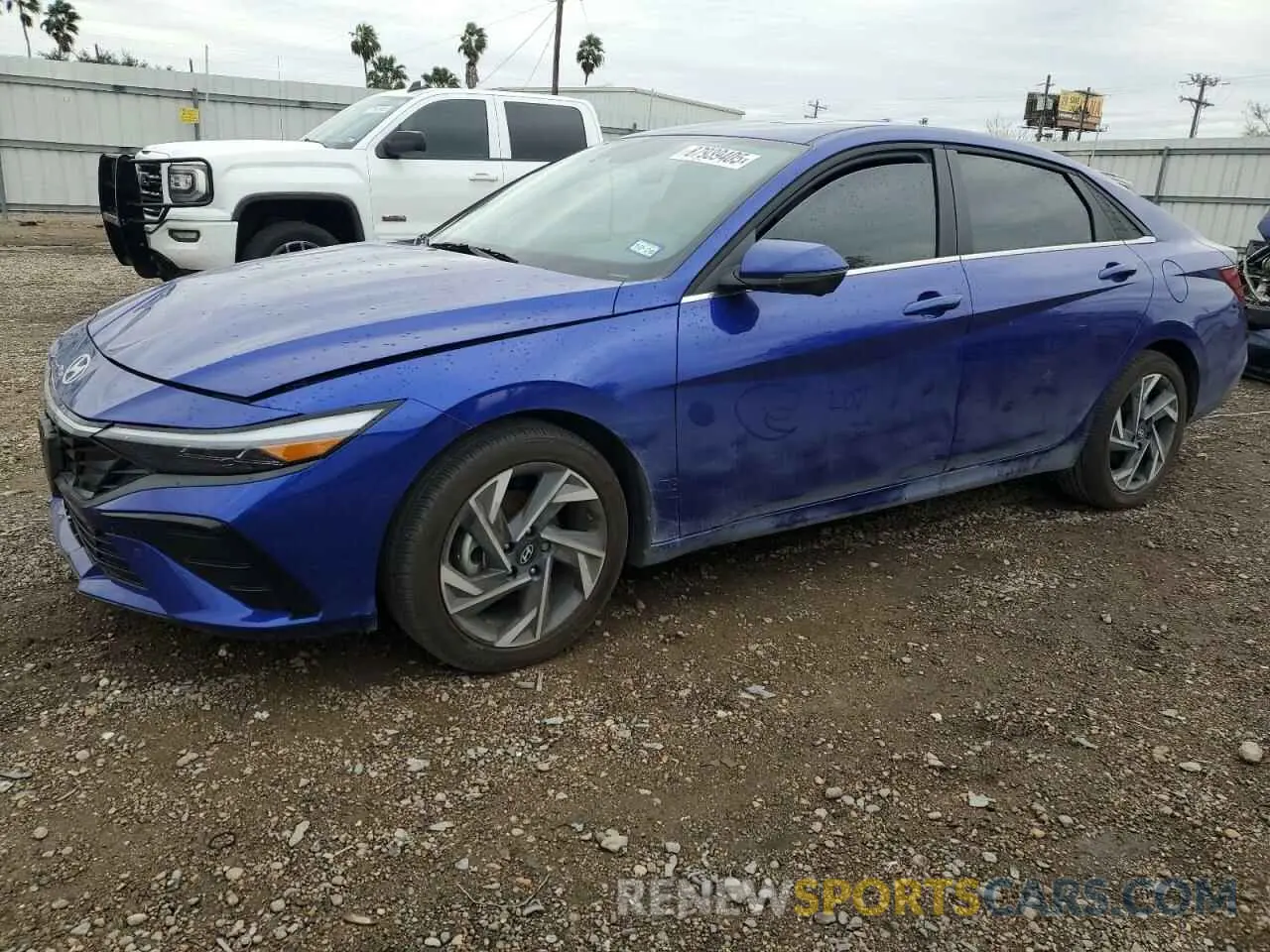 1 Photograph of a damaged car KMHLP4DG0RU818515 HYUNDAI ELANTRA 2024