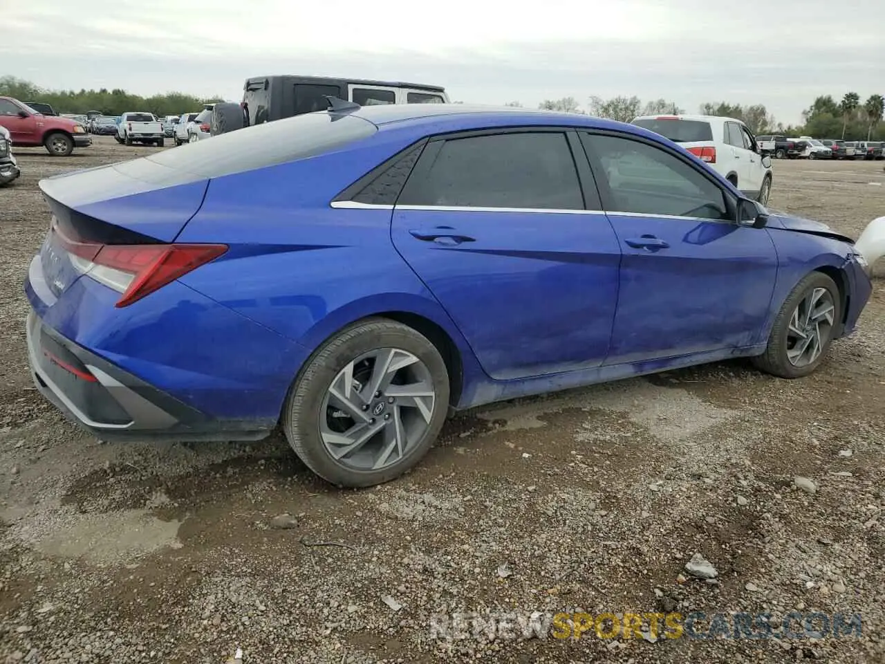 3 Photograph of a damaged car KMHLP4DG0RU818515 HYUNDAI ELANTRA 2024