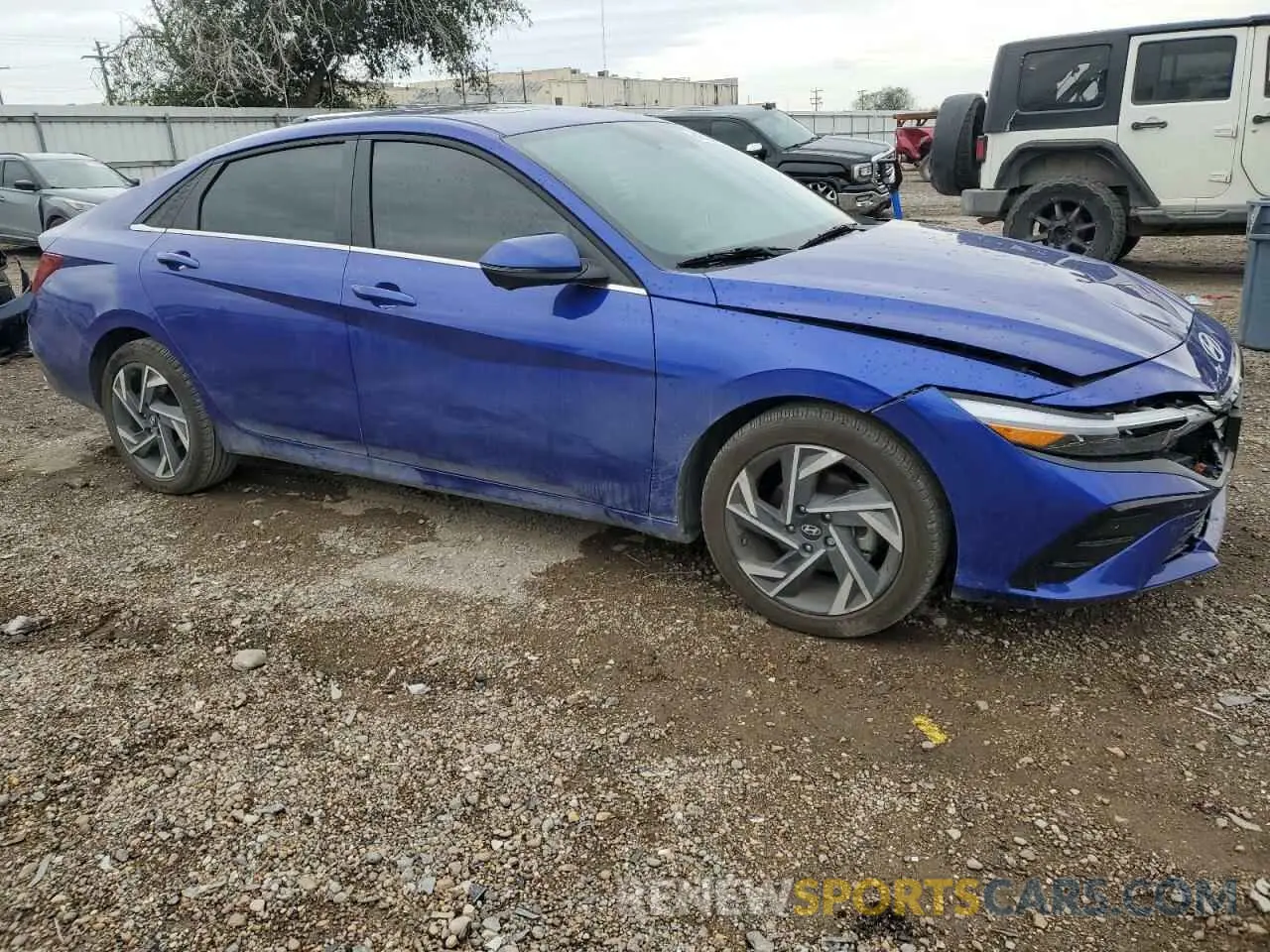 4 Photograph of a damaged car KMHLP4DG0RU818515 HYUNDAI ELANTRA 2024