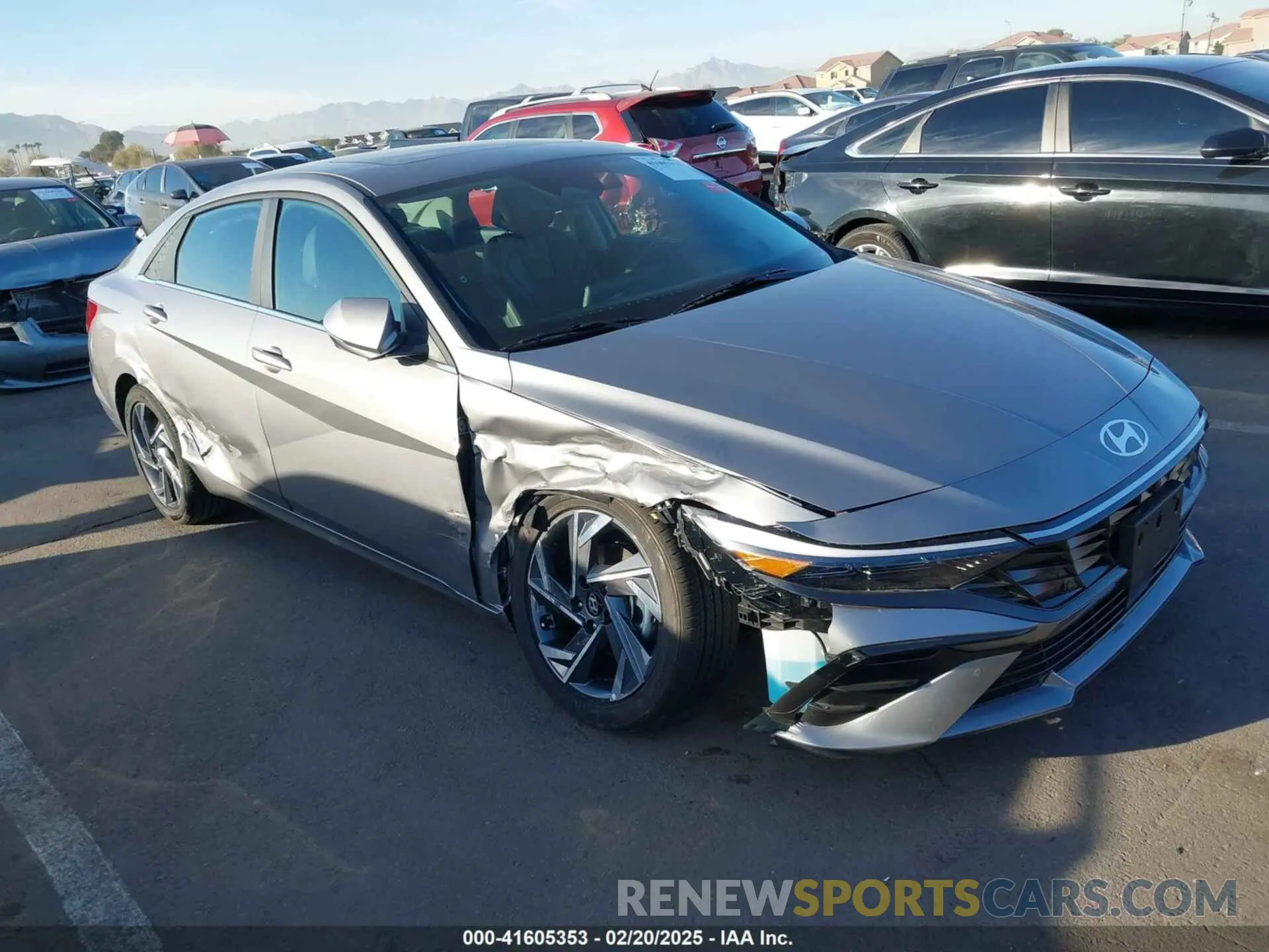 1 Photograph of a damaged car KMHLP4DG1RU798856 HYUNDAI ELANTRA 2024