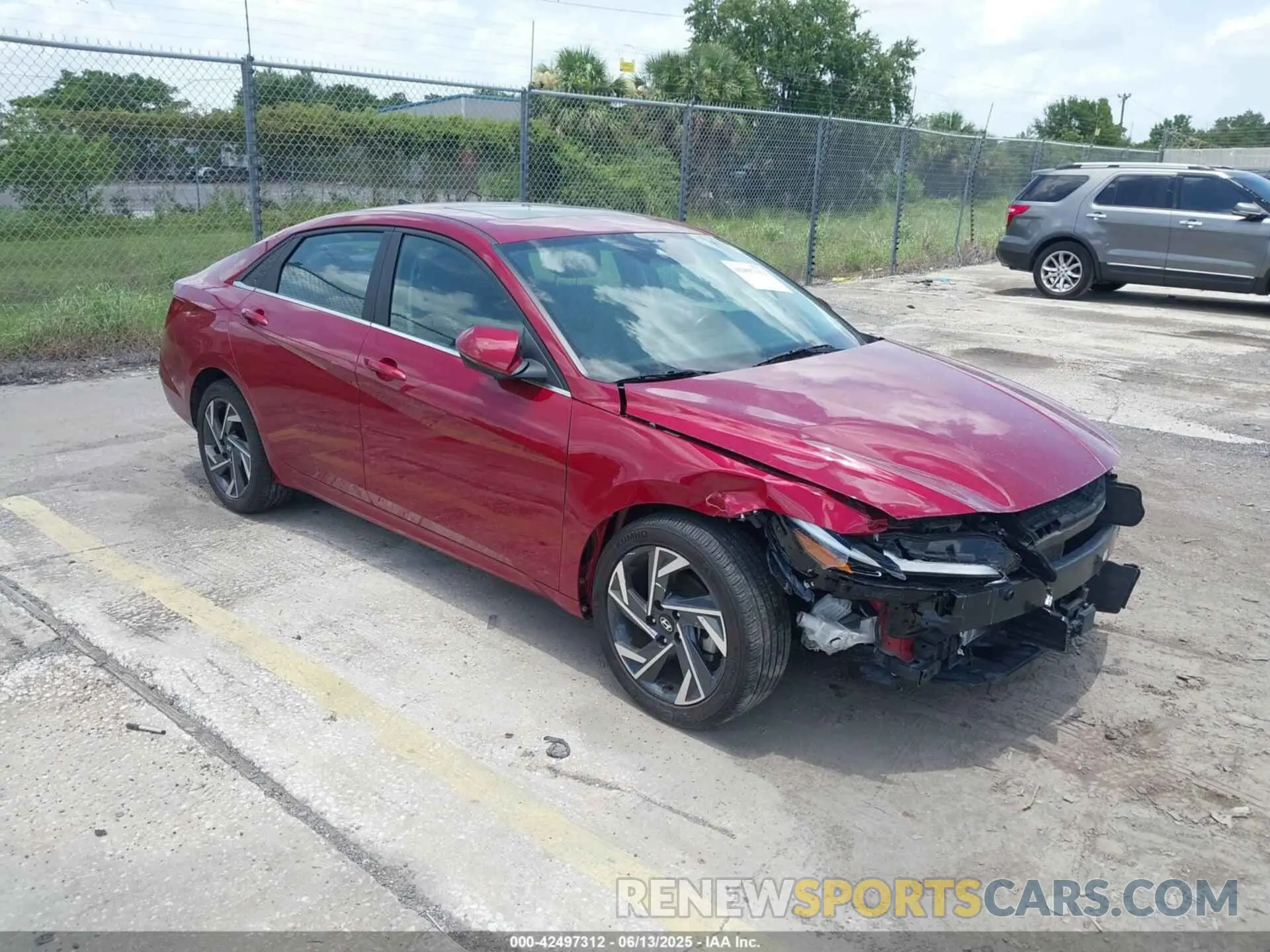 1 Photograph of a damaged car KMHLP4DG2RU778745 HYUNDAI ELANTRA 2024