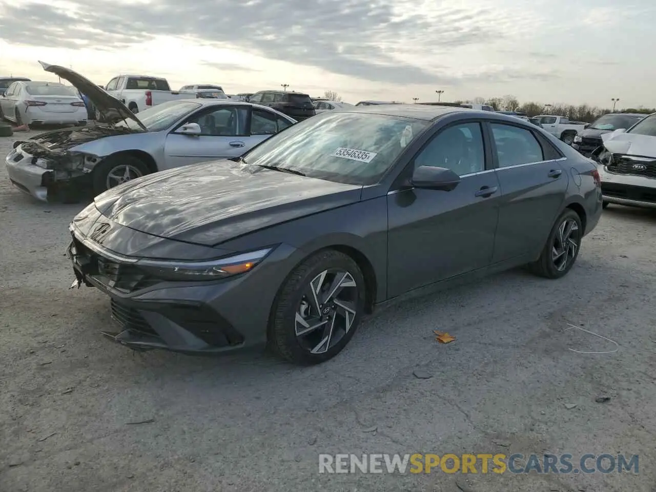 1 Photograph of a damaged car KMHLP4DG2RU835039 HYUNDAI ELANTRA 2024