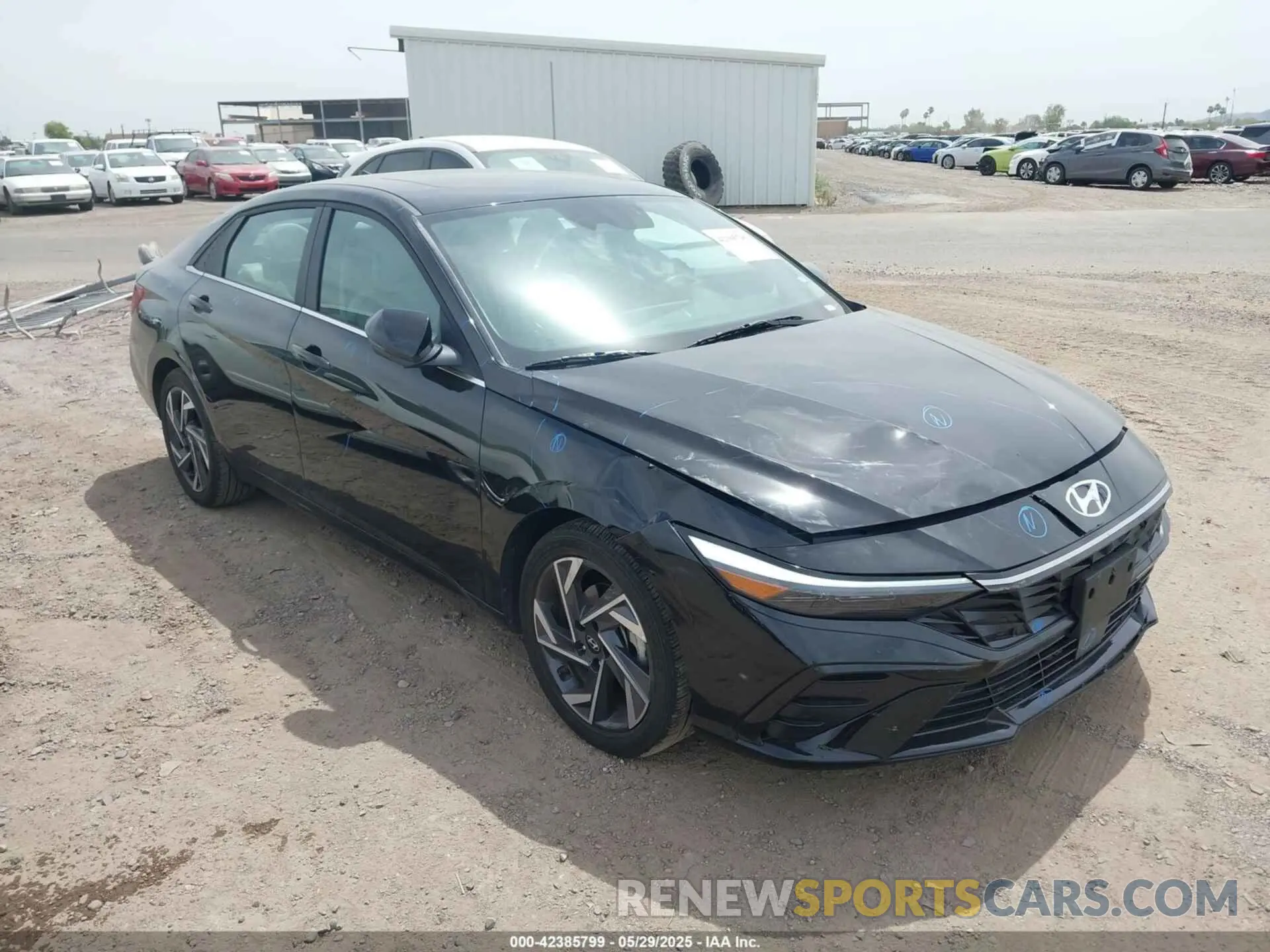 1 Photograph of a damaged car KMHLP4DG2RU836434 HYUNDAI ELANTRA 2024