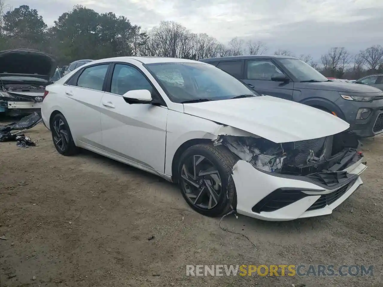 4 Photograph of a damaged car KMHLP4DG3RU640017 HYUNDAI ELANTRA 2024