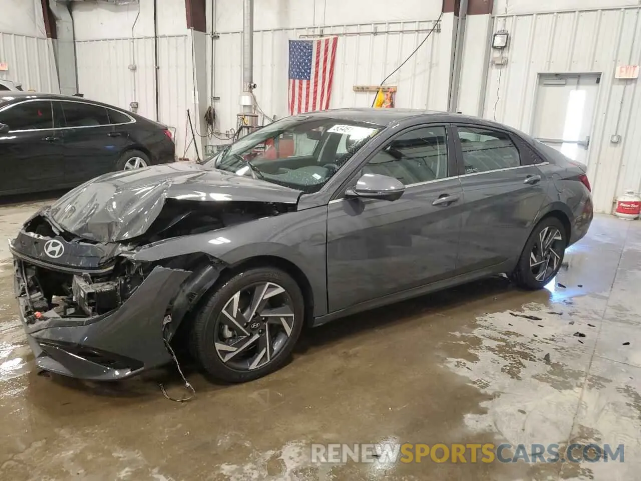 1 Photograph of a damaged car KMHLP4DG3RU835258 HYUNDAI ELANTRA 2024