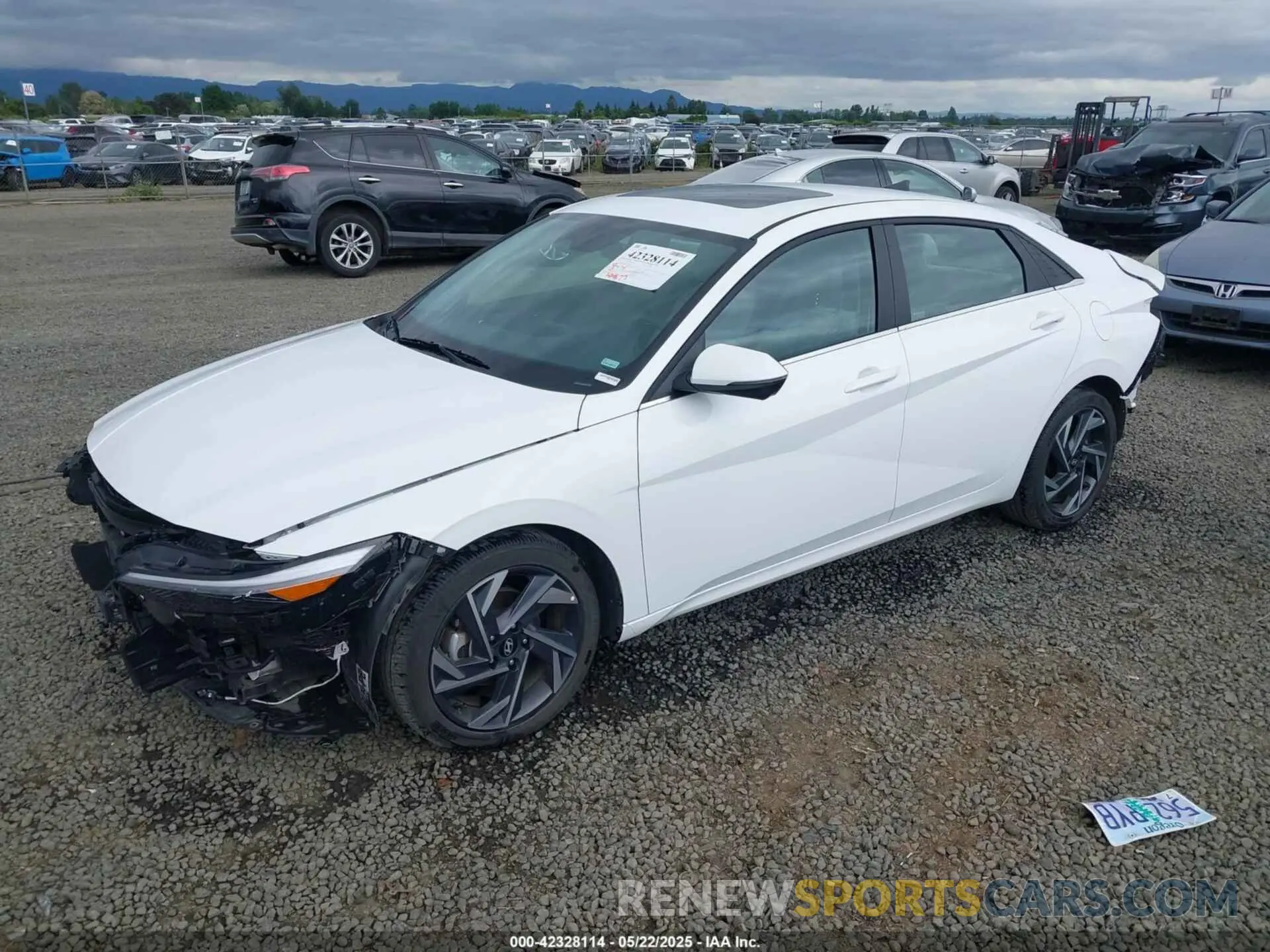 2 Photograph of a damaged car KMHLP4DG3RU837222 HYUNDAI ELANTRA 2024