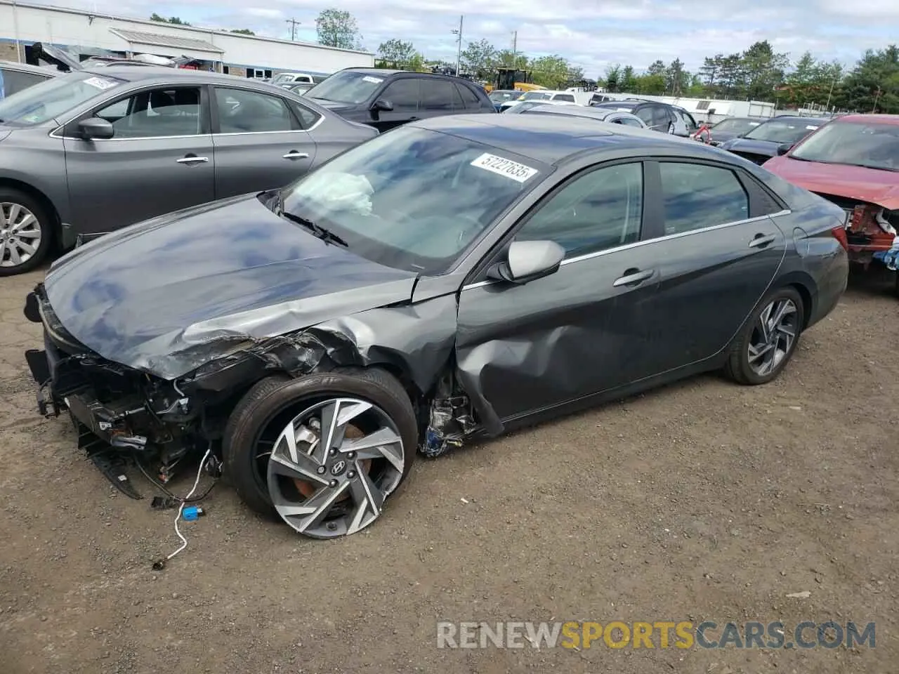 1 Photograph of a damaged car KMHLP4DG4RU658753 HYUNDAI ELANTRA 2024