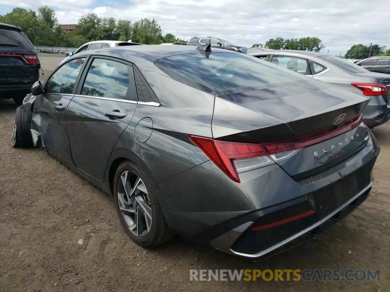 2 Photograph of a damaged car KMHLP4DG4RU658753 HYUNDAI ELANTRA 2024