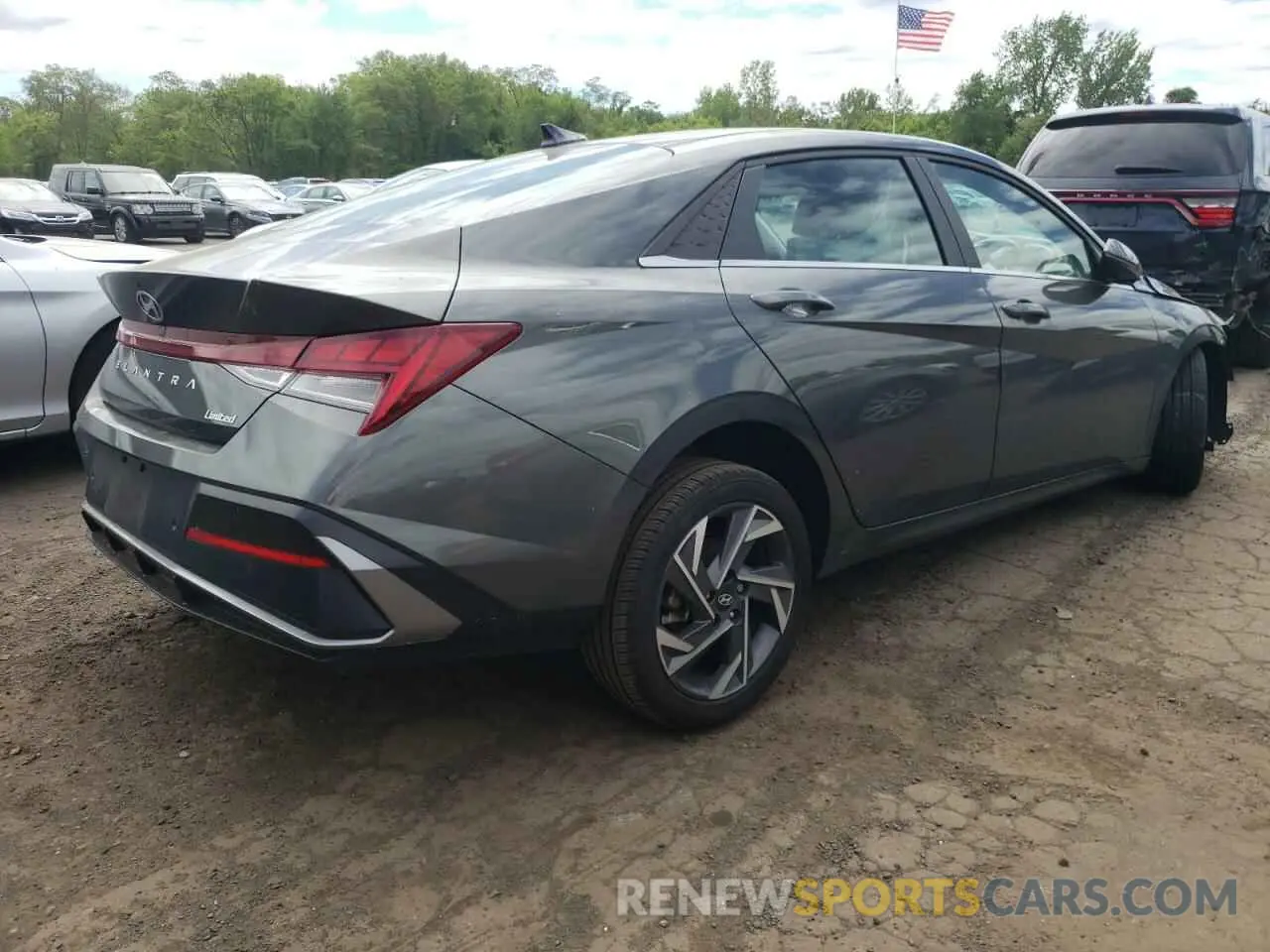3 Photograph of a damaged car KMHLP4DG4RU658753 HYUNDAI ELANTRA 2024