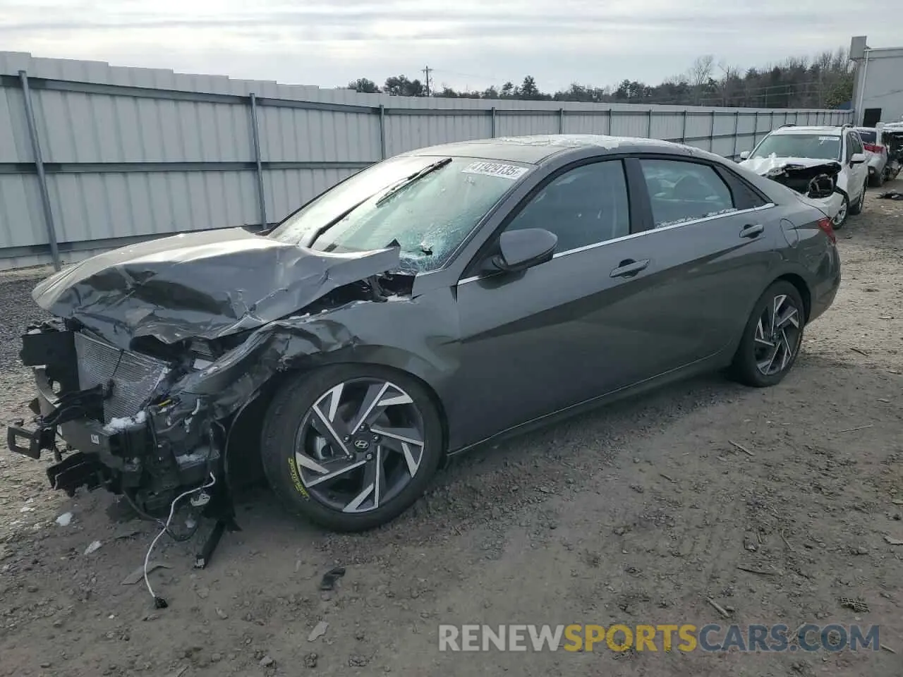 1 Photograph of a damaged car KMHLP4DG4RU842333 HYUNDAI ELANTRA 2024