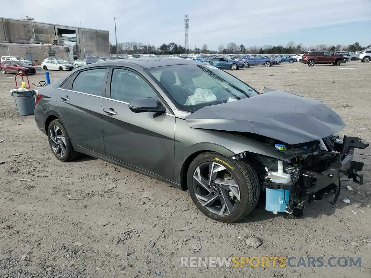 4 Photograph of a damaged car KMHLP4DG4RU842333 HYUNDAI ELANTRA 2024