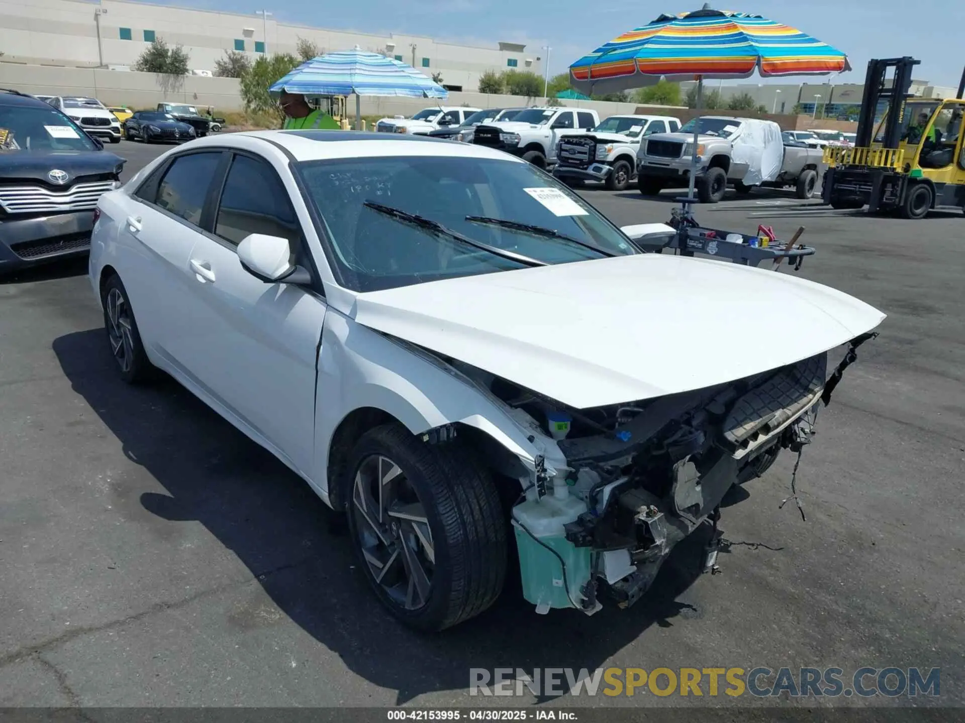1 Photograph of a damaged car KMHLP4DG5RU658440 HYUNDAI ELANTRA 2024
